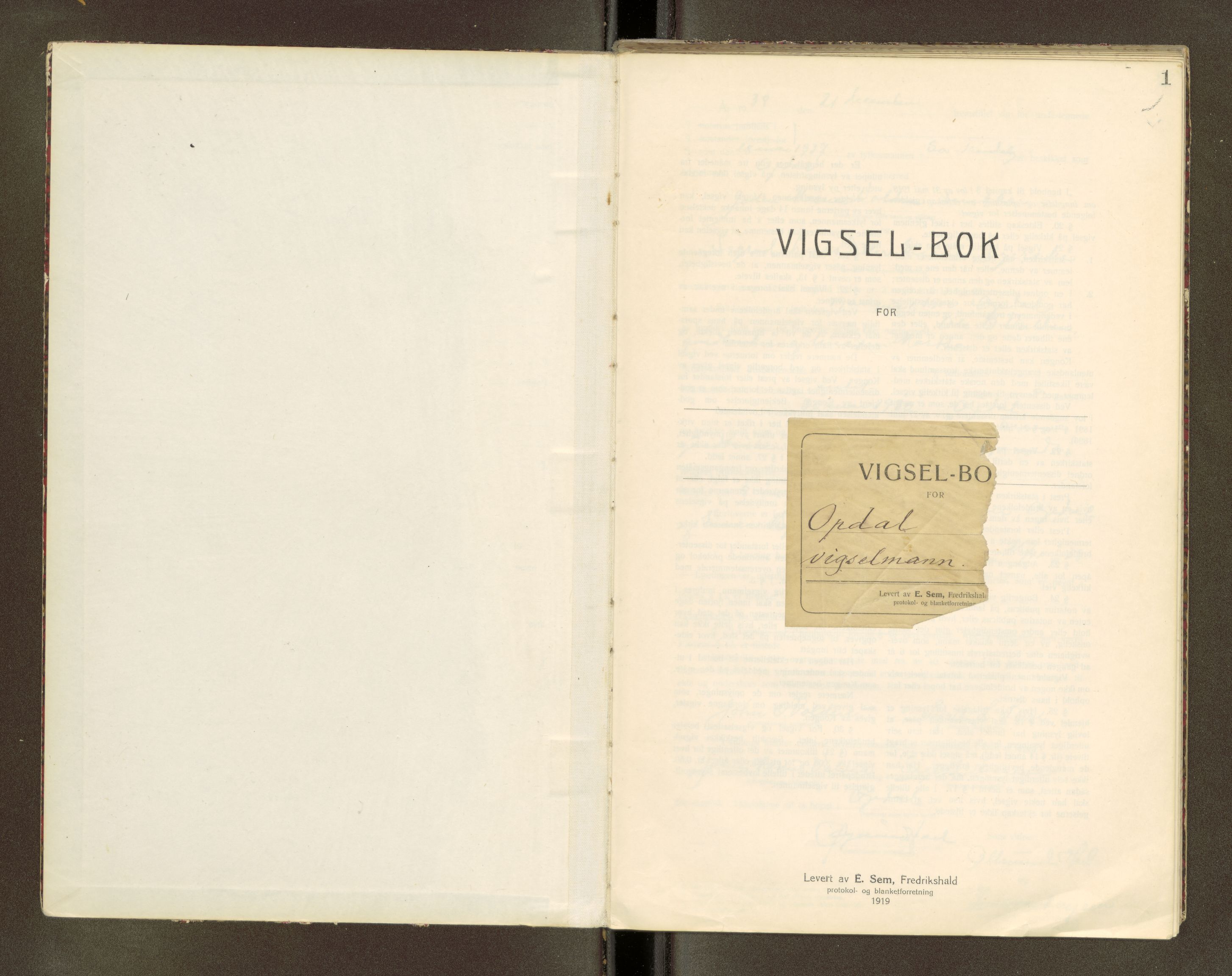 Orkdal sorenskriveri, AV/SAT-A-4169/1/6/6D/L0007: Lysingsbok, 1919-1945