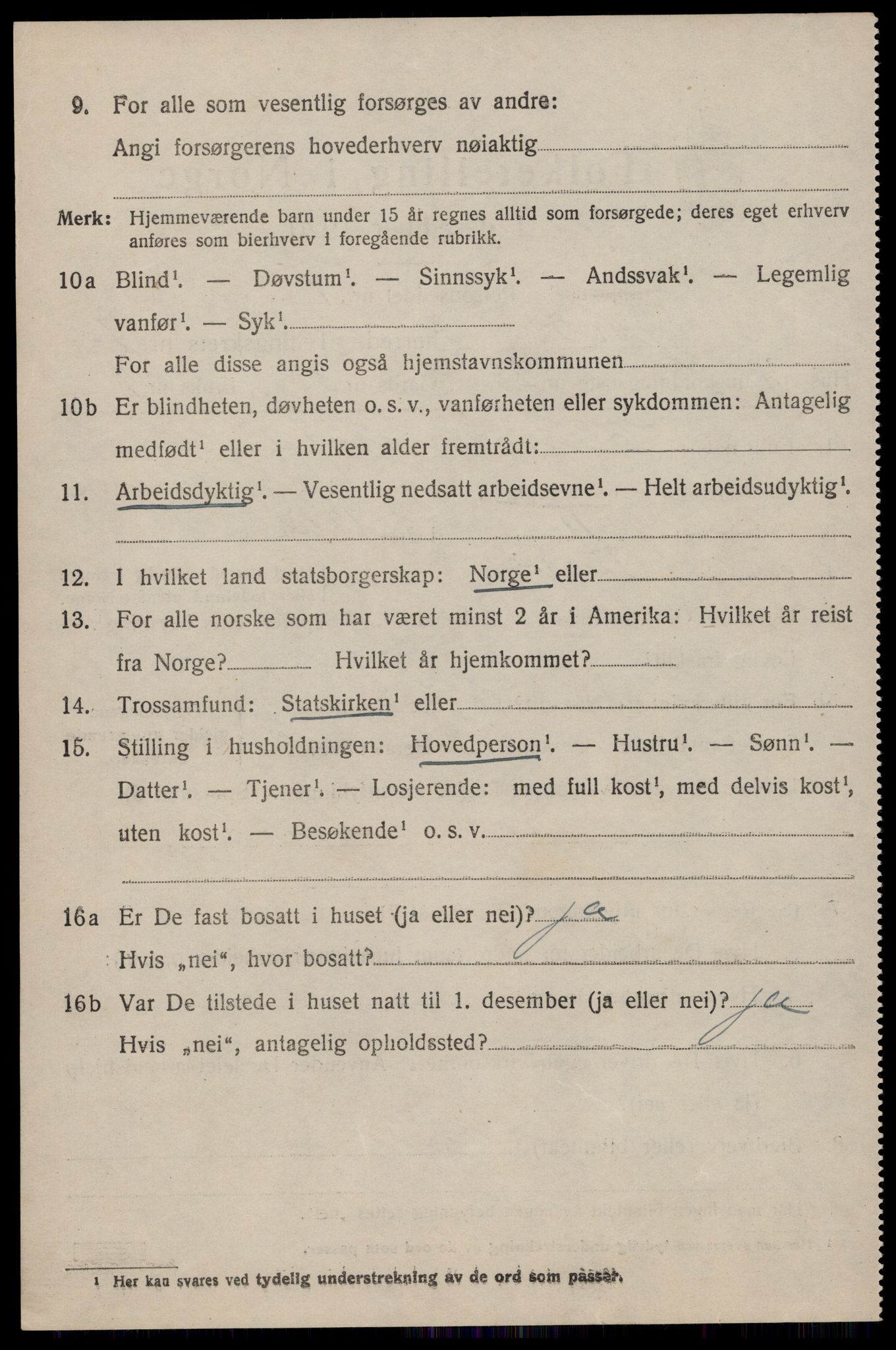 SAST, Folketelling 1920 for 1146 Tysvær herred, 1920, s. 2637