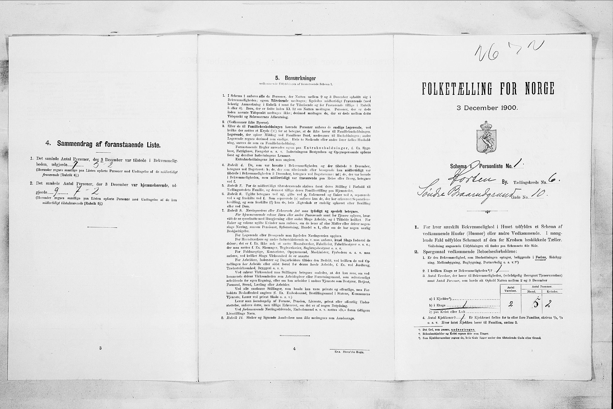 RA, Folketelling 1900 for 0703 Horten ladested, 1900, s. 4556
