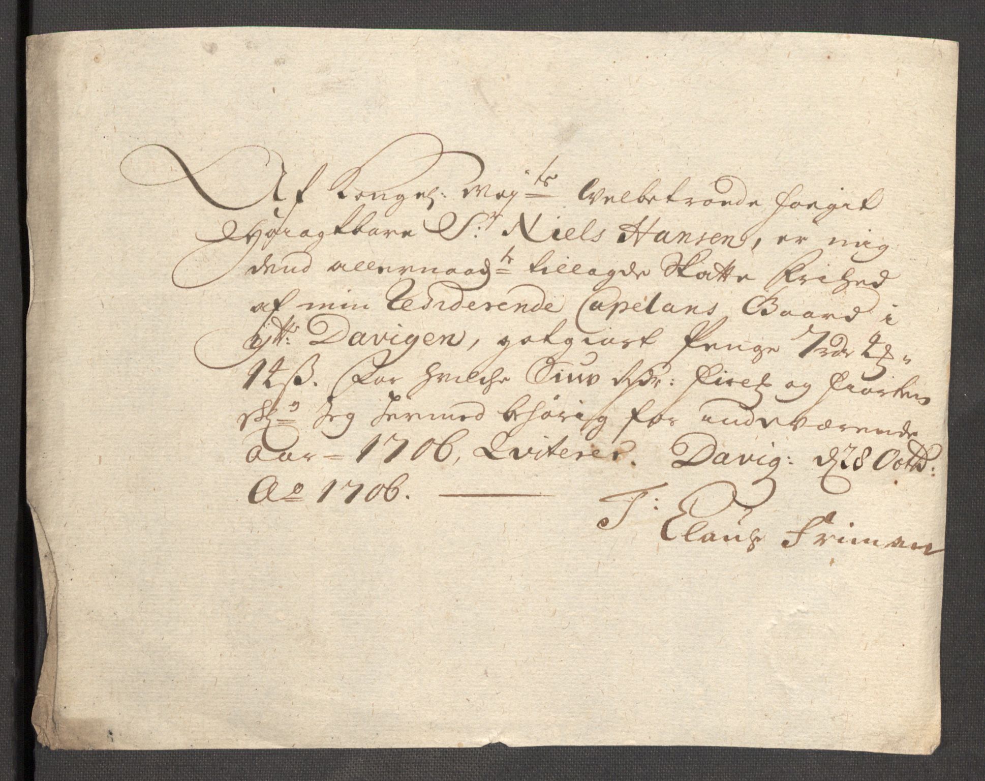 Rentekammeret inntil 1814, Reviderte regnskaper, Fogderegnskap, AV/RA-EA-4092/R53/L3430: Fogderegnskap Sunn- og Nordfjord, 1706-1707, s. 184