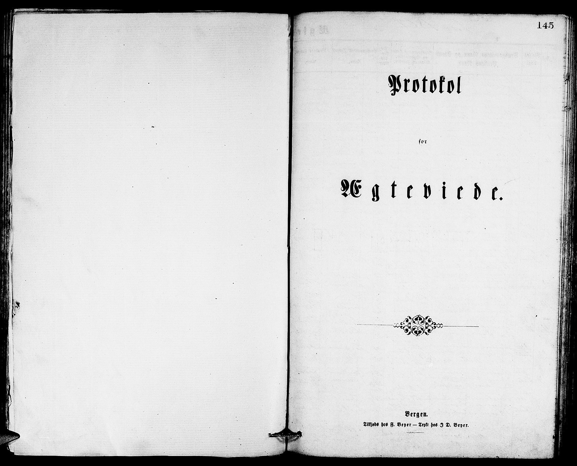 Gulen sokneprestembete, AV/SAB-A-80201/H/Hab/Habb/L0002: Klokkerbok nr. B 2, 1867-1883, s. 145