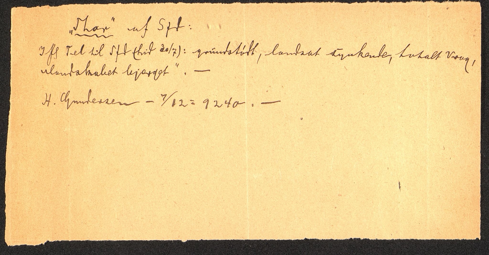 Pa 63 - Østlandske skibsassuranceforening, VEMU/A-1079/G/Ga/L0023/0001: Havaridokumenter / Carl Johan, Titania, Norrøna, Thor, Try, Louise, 1888, s. 24