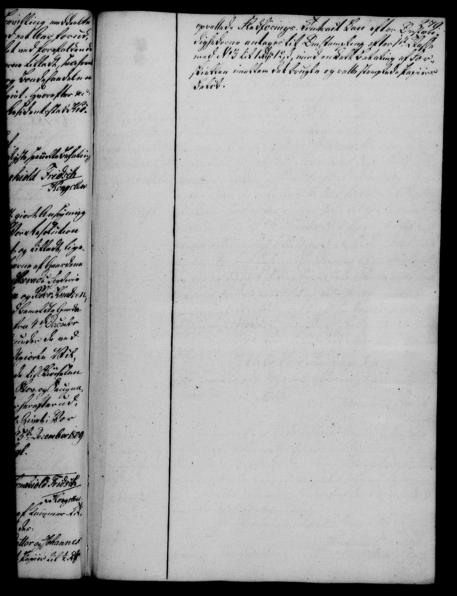Rentekammeret, Kammerkanselliet, RA/EA-3111/G/Gg/Gga/L0019: Norsk ekspedisjonsprotokoll med register (merket RK 53.19), 1807-1810, s. 279