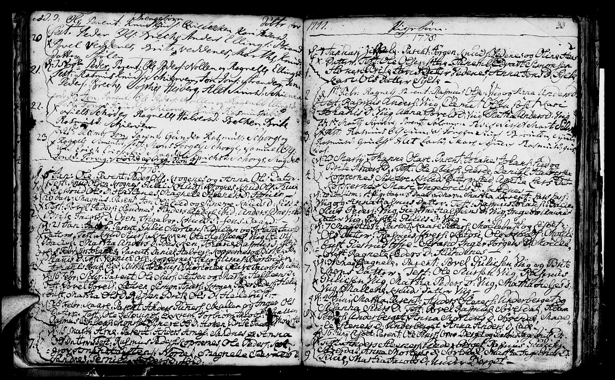 Ministerialprotokoller, klokkerbøker og fødselsregistre - Møre og Romsdal, AV/SAT-A-1454/501/L0002: Ministerialbok nr. 501A02, 1760-1816, s. 33