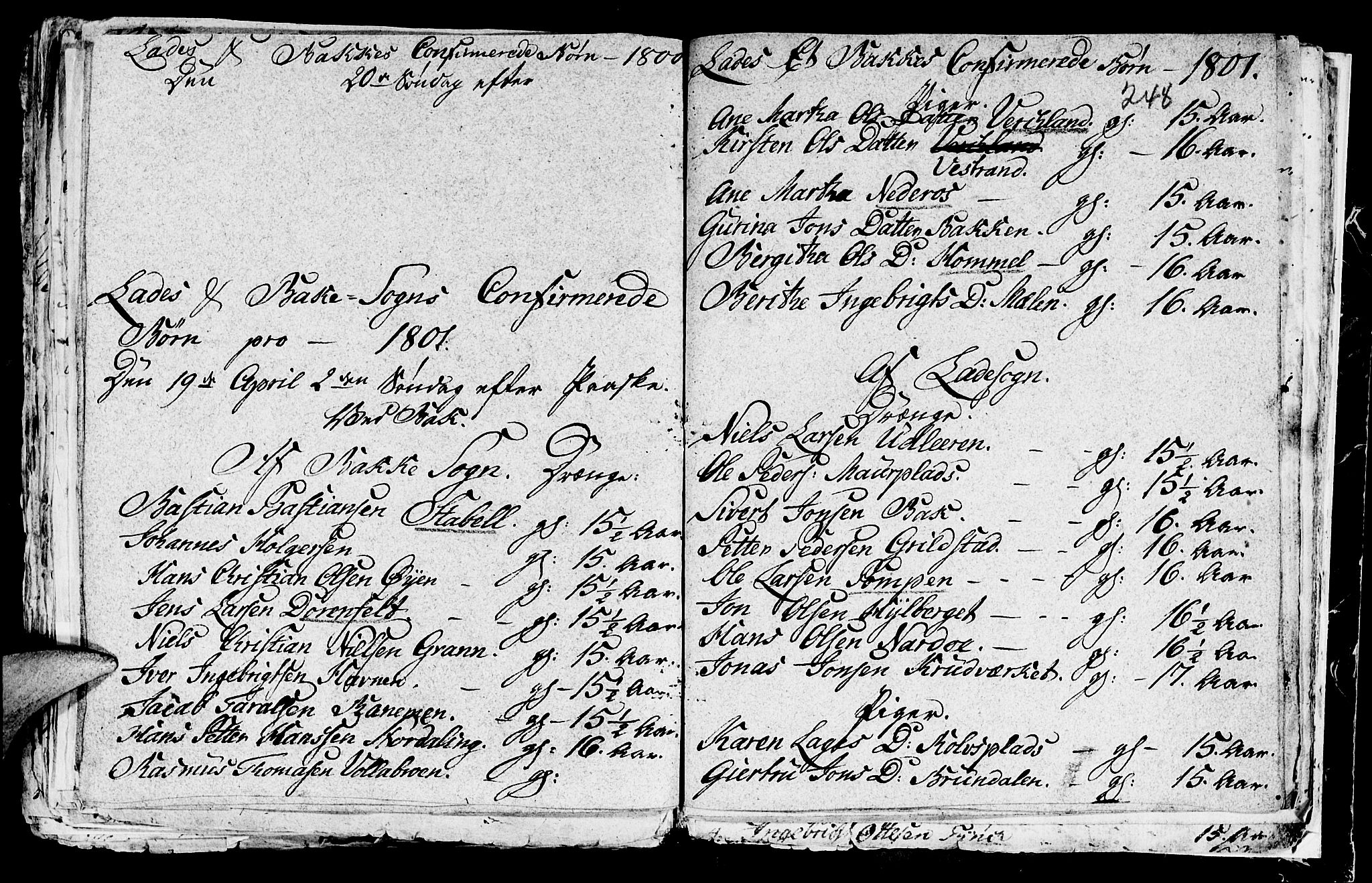 Ministerialprotokoller, klokkerbøker og fødselsregistre - Sør-Trøndelag, SAT/A-1456/604/L0218: Klokkerbok nr. 604C01, 1754-1819, s. 248