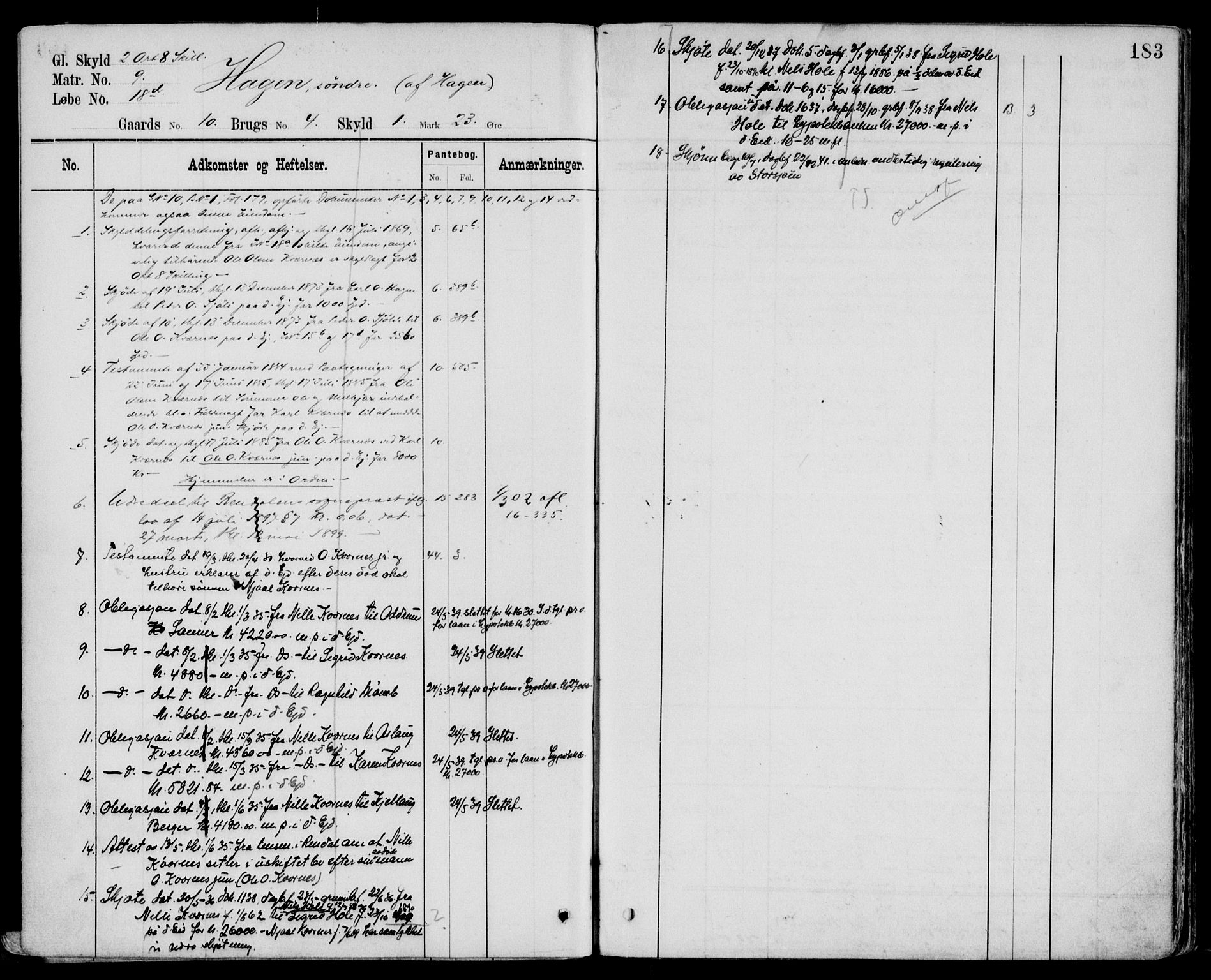 Nord-Østerdal tingrett, AV/SAH-TING-020/H/Ha/Haa/L0011: Panteregister nr. 1A, 1895-1956, s. 183