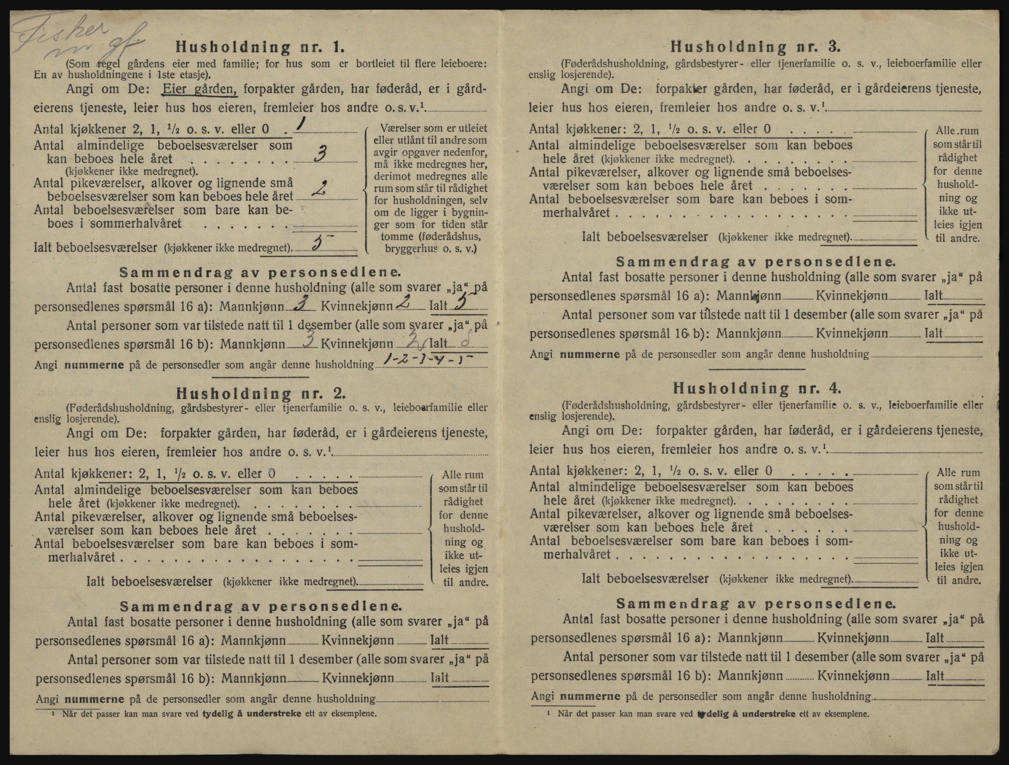 SATØ, Folketelling 1920 for 1925 Sørreisa herred, 1920, s. 786