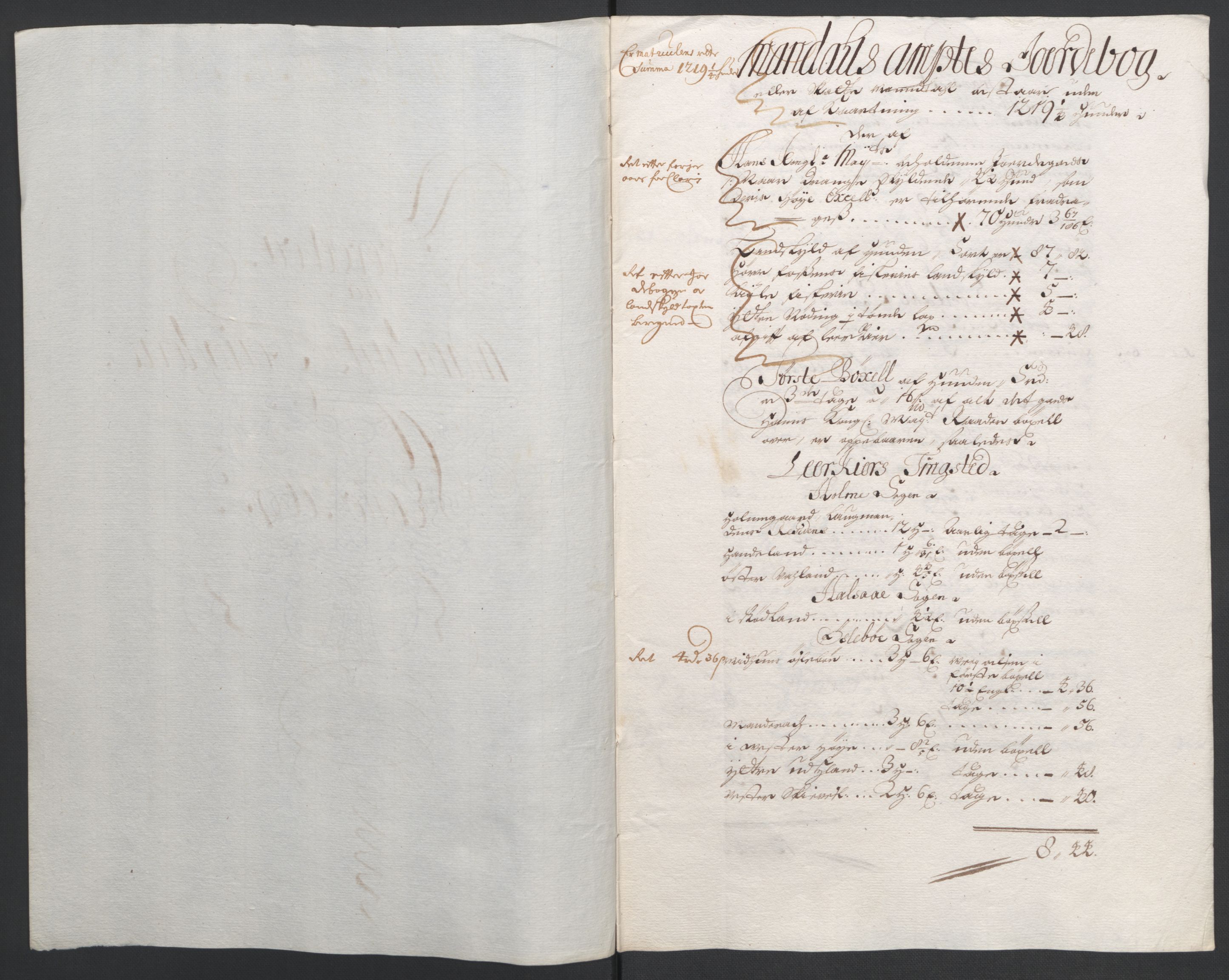 Rentekammeret inntil 1814, Reviderte regnskaper, Fogderegnskap, RA/EA-4092/R43/L2545: Fogderegnskap Lista og Mandal, 1694-1695, s. 246
