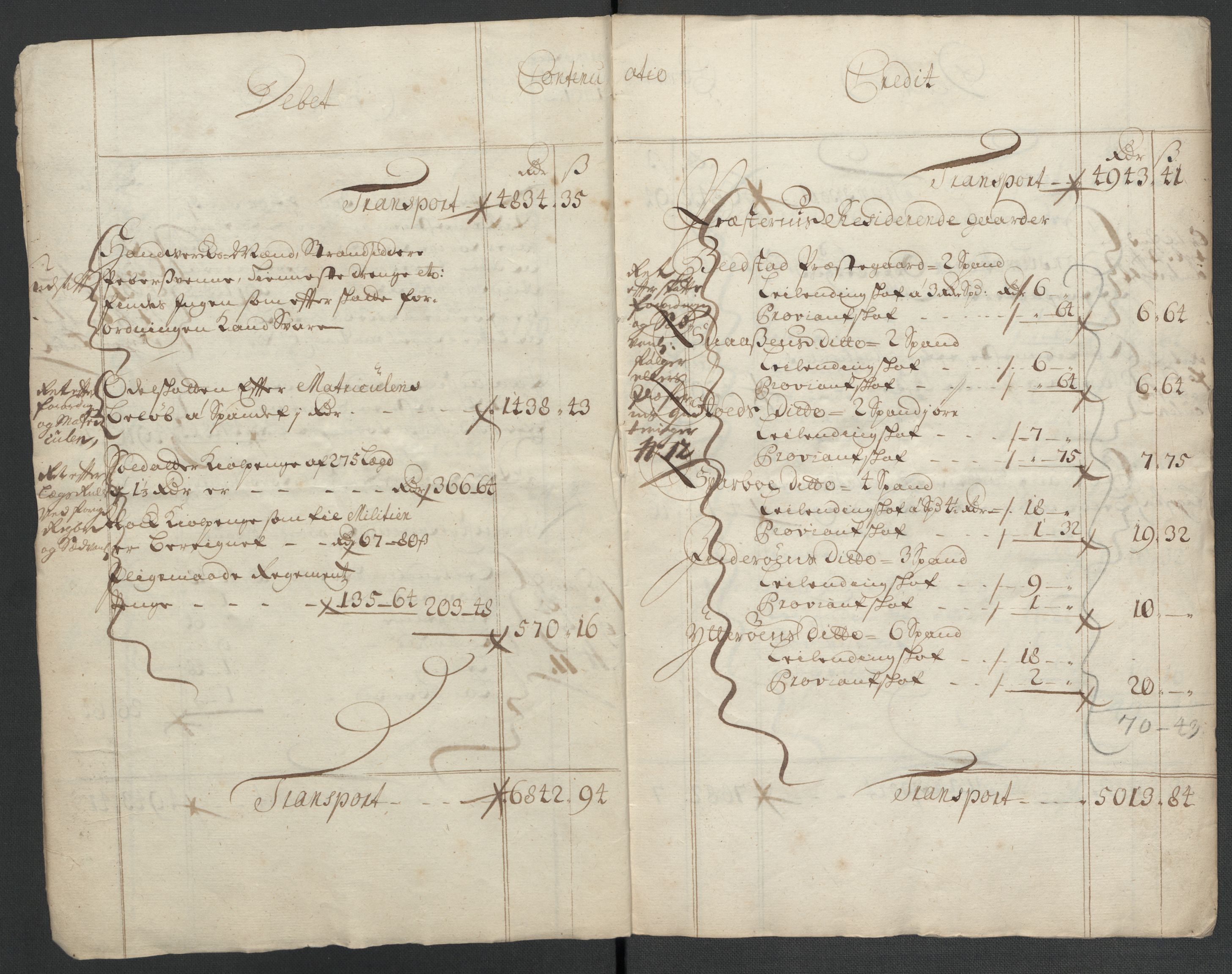 Rentekammeret inntil 1814, Reviderte regnskaper, Fogderegnskap, AV/RA-EA-4092/R63/L4312: Fogderegnskap Inderøy, 1701-1702, s. 6