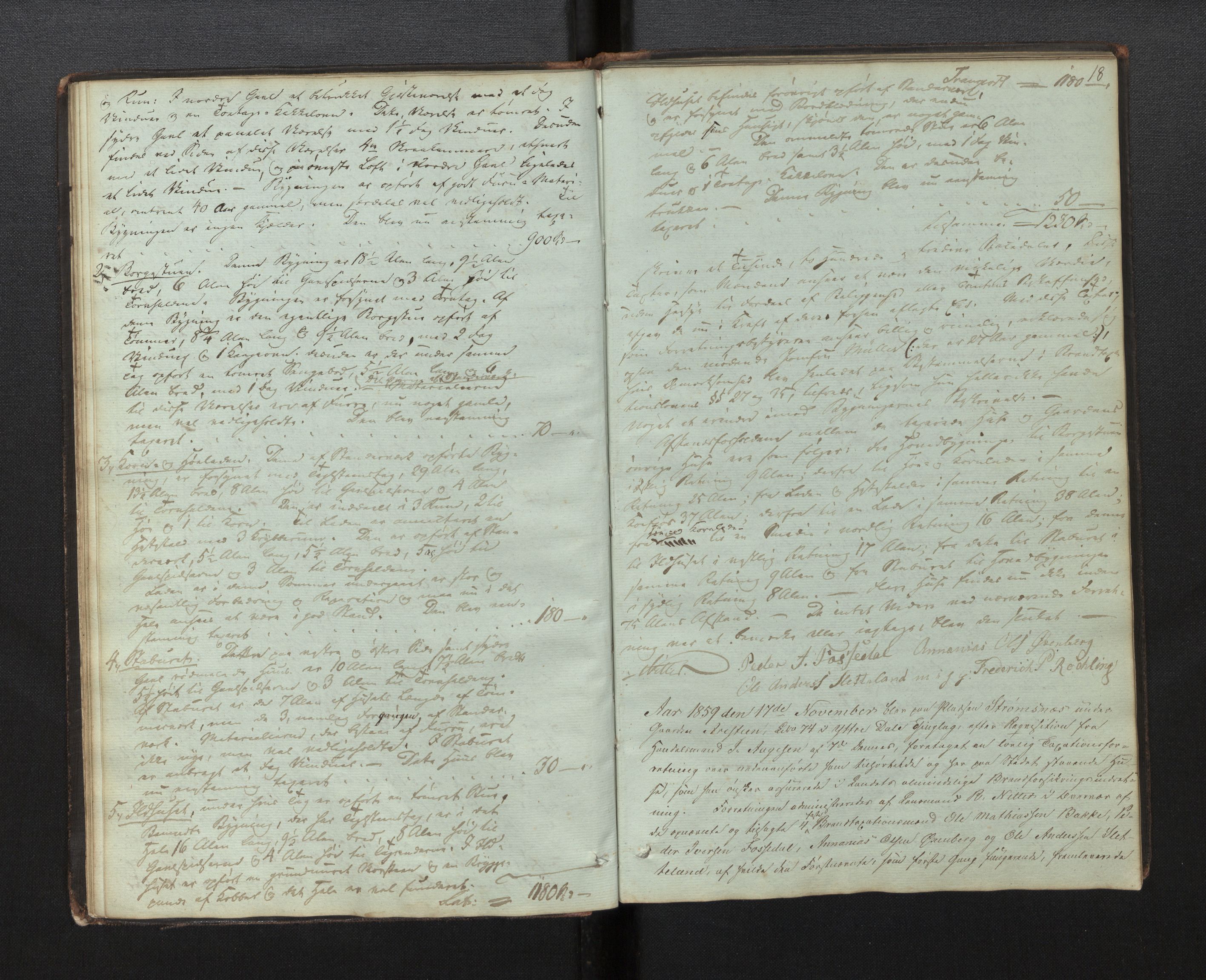 Lensmannen i Fjaler, AV/SAB-A-27201/0012/L0001: Branntakstprotokoll, 1846-1889, s. 17b-18a