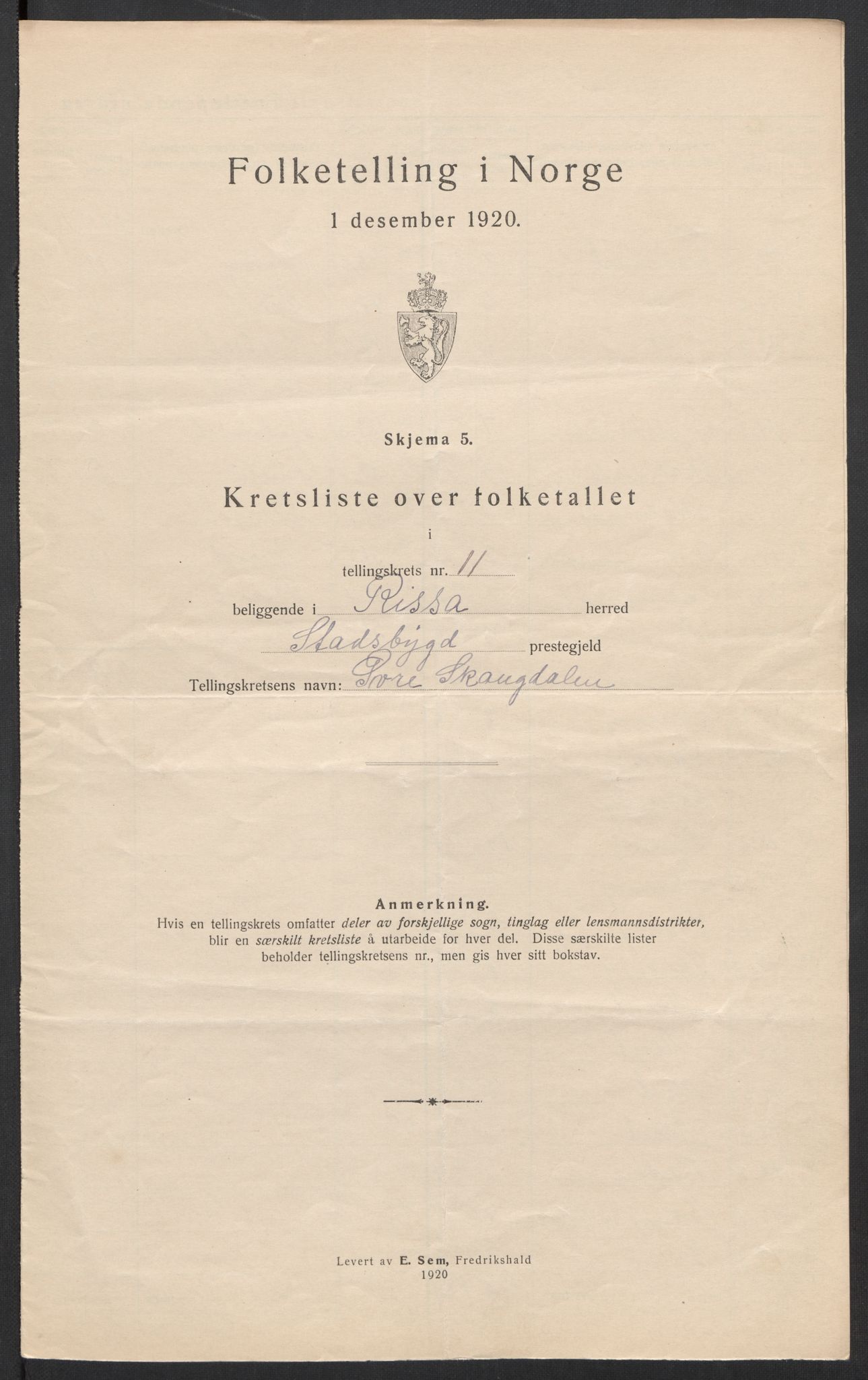 SAT, Folketelling 1920 for 1624 Rissa herred, 1920, s. 36