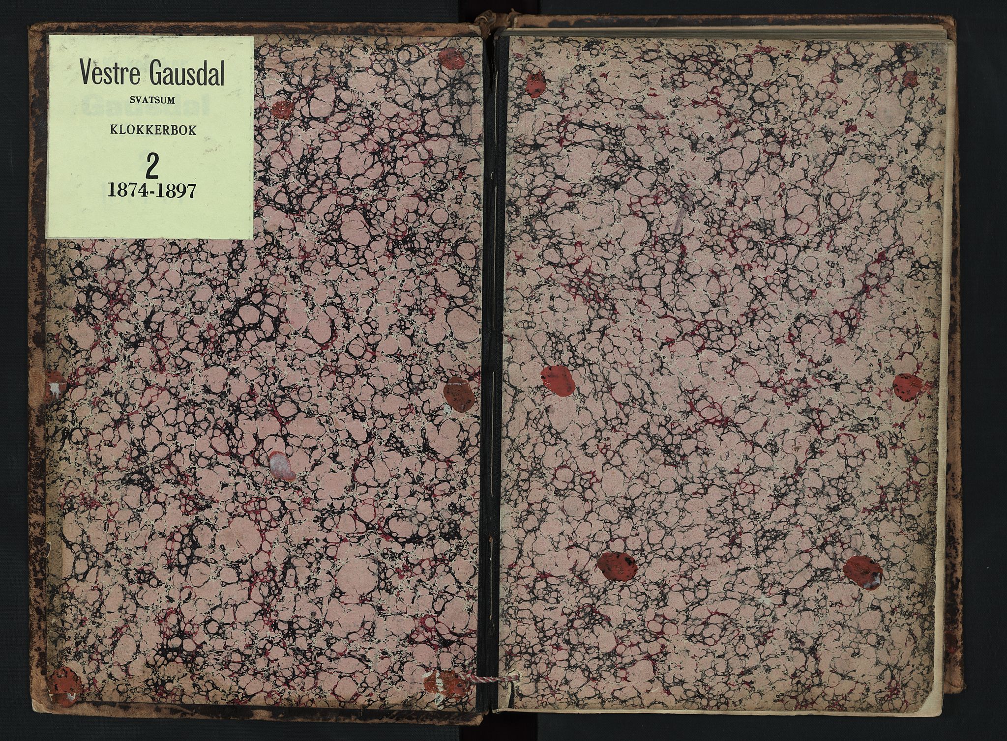 Vestre Gausdal prestekontor, AV/SAH-PREST-094/H/Ha/Hab/L0002: Klokkerbok nr. 2, 1874-1897