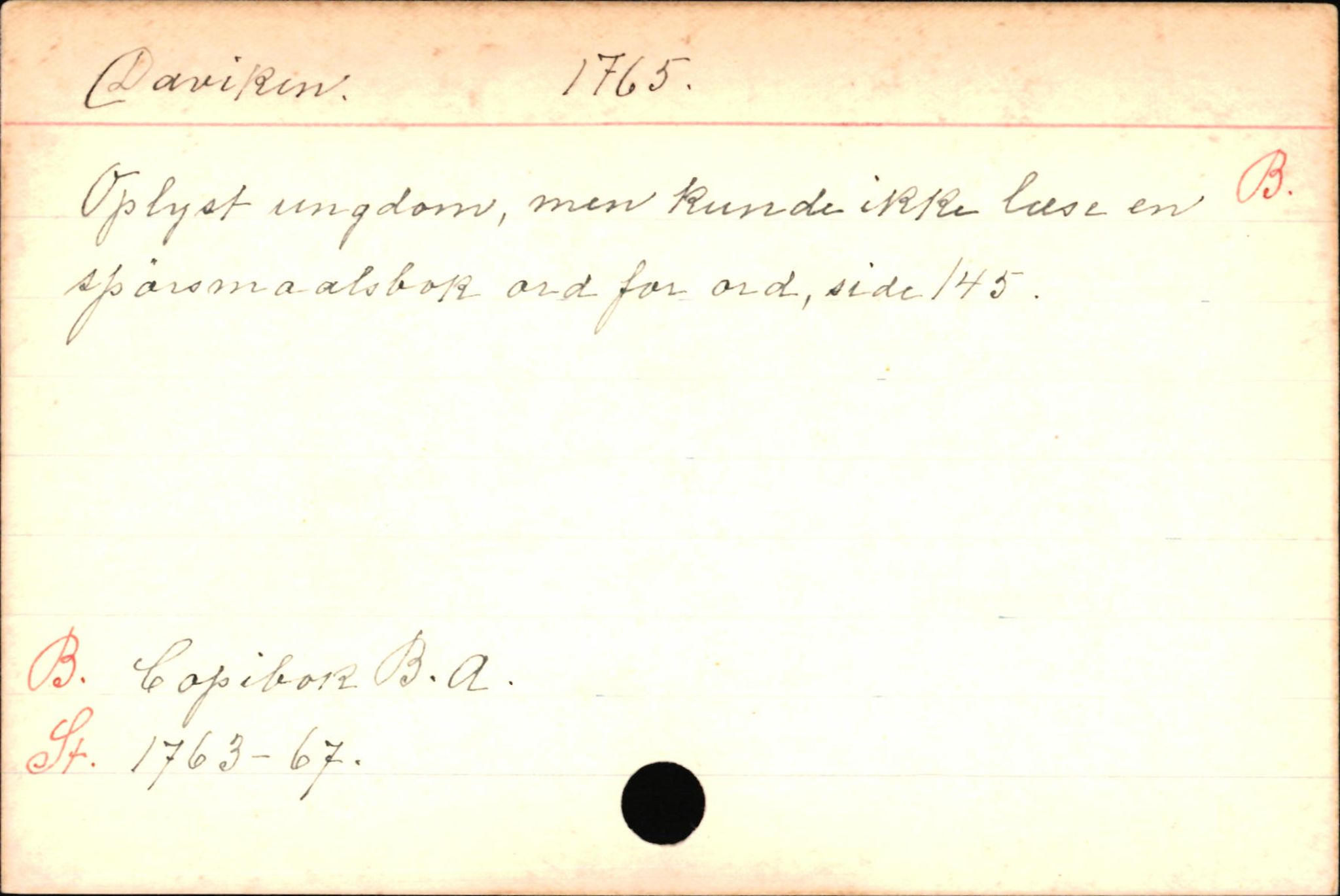 Haugen, Johannes - lærer, AV/SAB-SAB/PA-0036/01/L0001: Om klokkere og lærere, 1521-1904, s. 9634