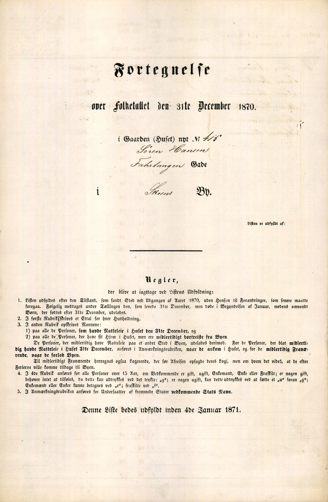 RA, Folketelling 1870 for 0806 Skien kjøpstad, 1870, s. 439