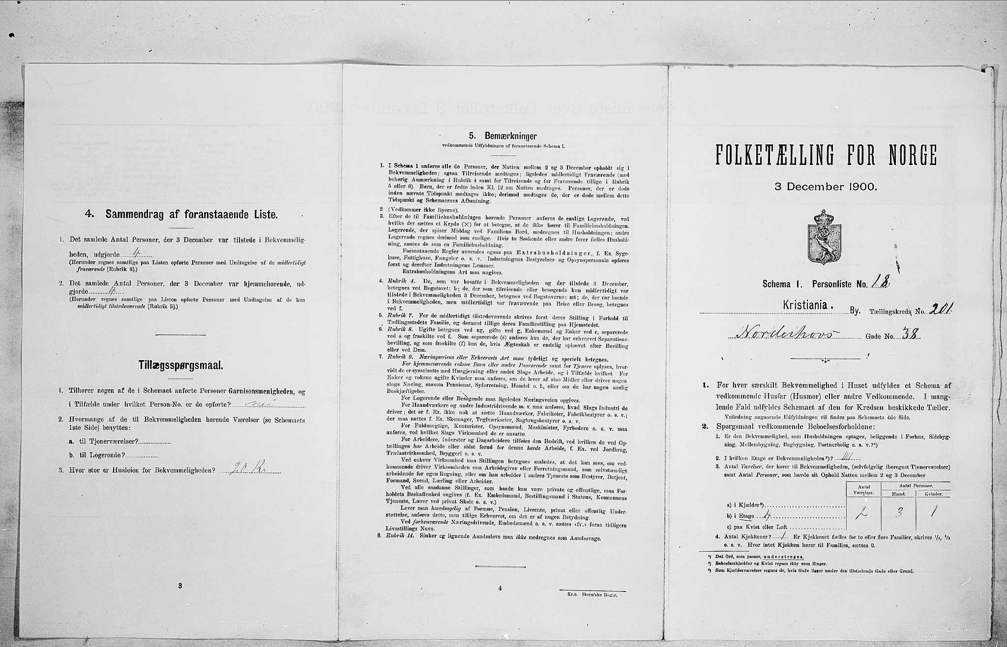 SAO, Folketelling 1900 for 0301 Kristiania kjøpstad, 1900, s. 66021