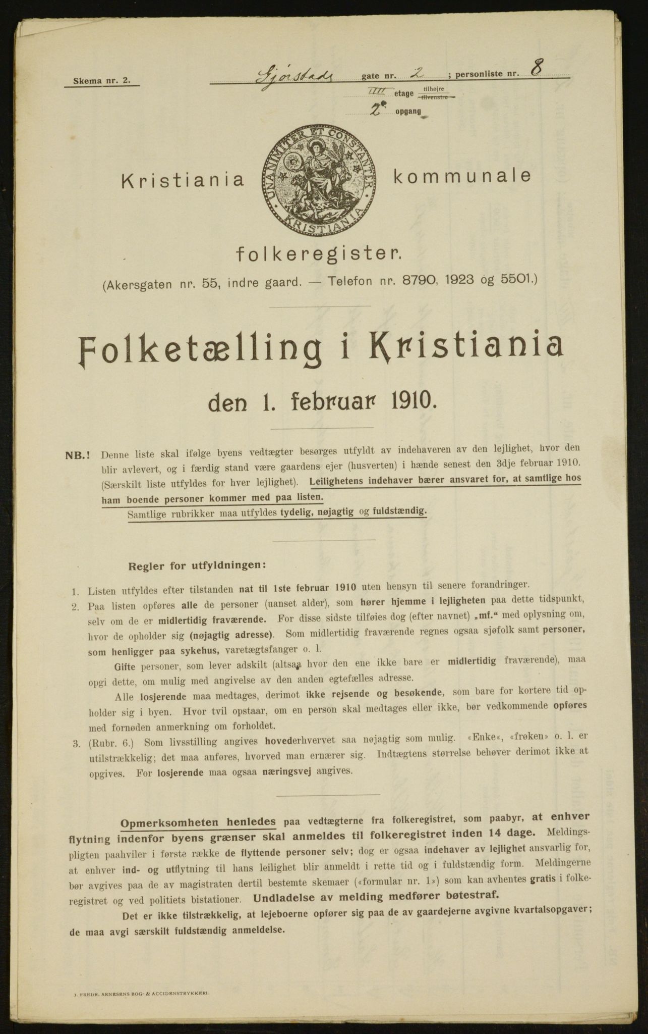 OBA, Kommunal folketelling 1.2.1910 for Kristiania, 1910, s. 27845