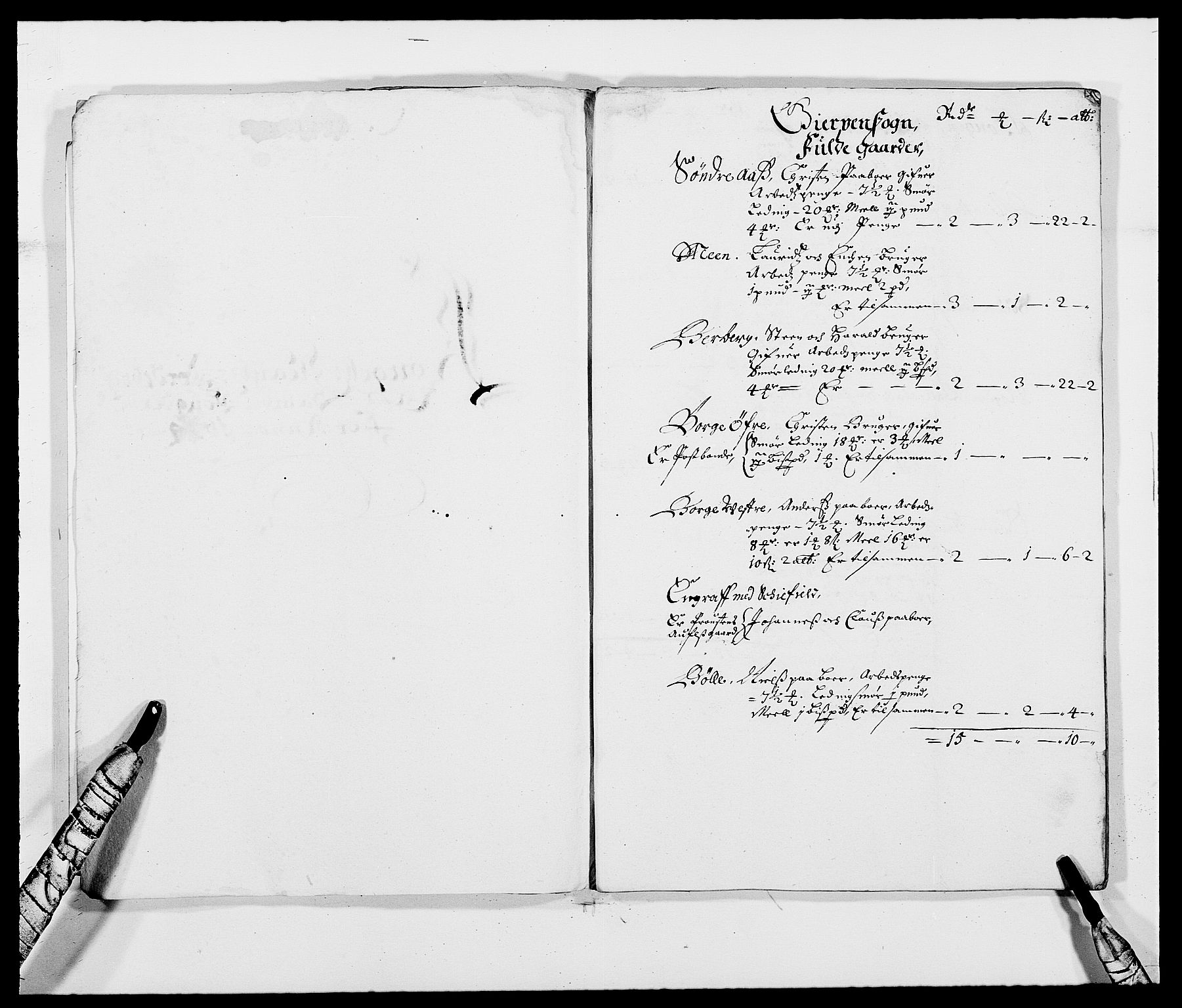 Rentekammeret inntil 1814, Reviderte regnskaper, Fogderegnskap, AV/RA-EA-4092/R34/L2044: Fogderegnskap Bamble, 1678-1679, s. 306