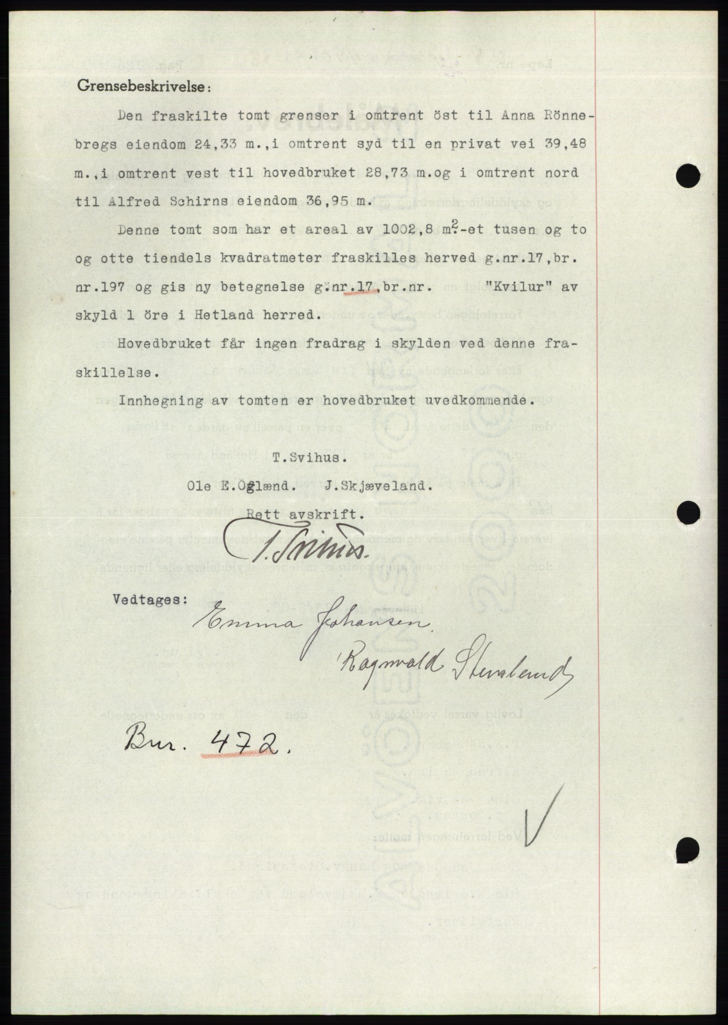 Jæren sorenskriveri, SAST/A-100310/03/G/Gba/L0070: Pantebok, 1938-1938, Dagboknr: 1190/1938