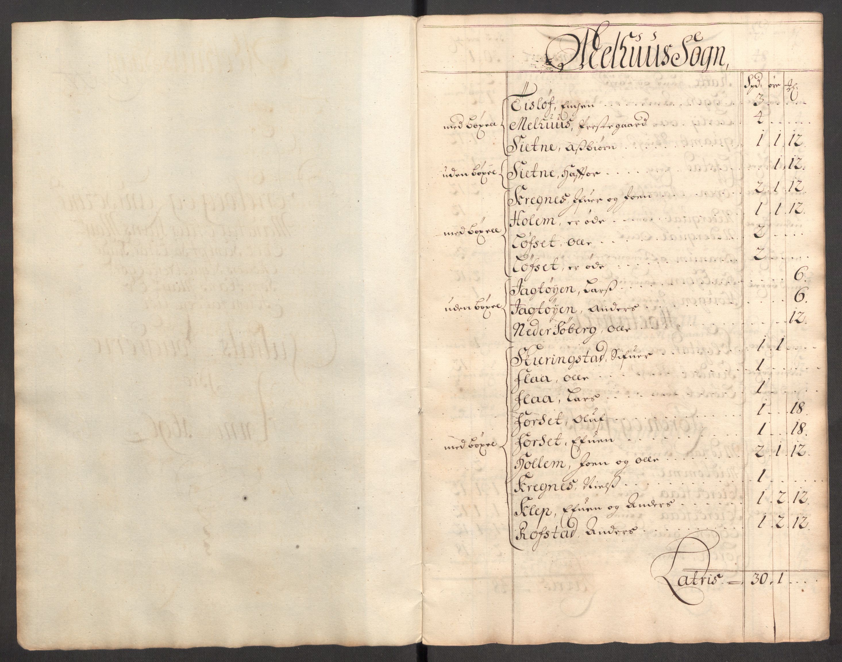 Rentekammeret inntil 1814, Reviderte regnskaper, Fogderegnskap, RA/EA-4092/R60/L3946: Fogderegnskap Orkdal og Gauldal, 1696, s. 361