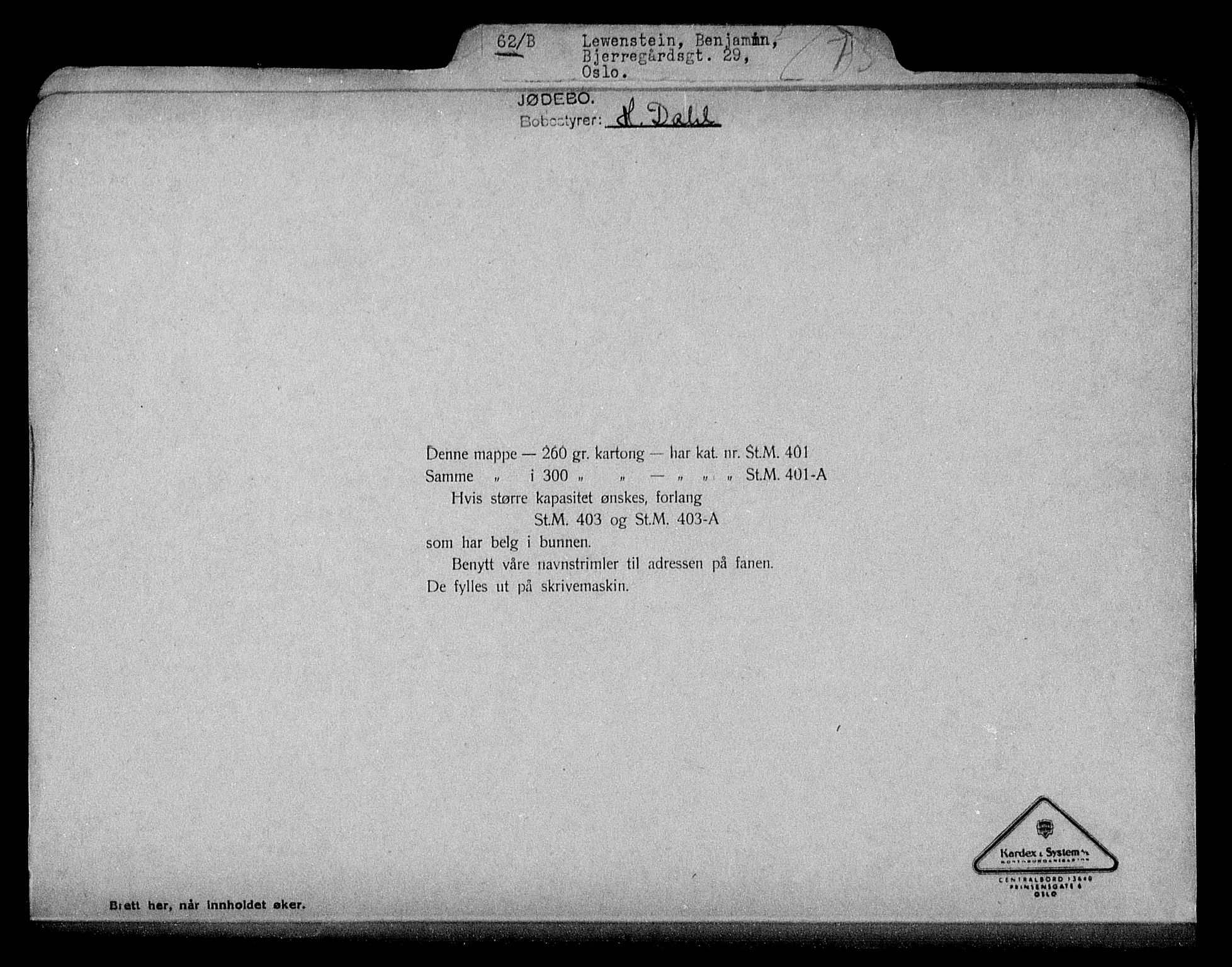 Justisdepartementet, Tilbakeføringskontoret for inndratte formuer, AV/RA-S-1564/H/Hc/Hcc/L0959: --, 1945-1947, s. 294