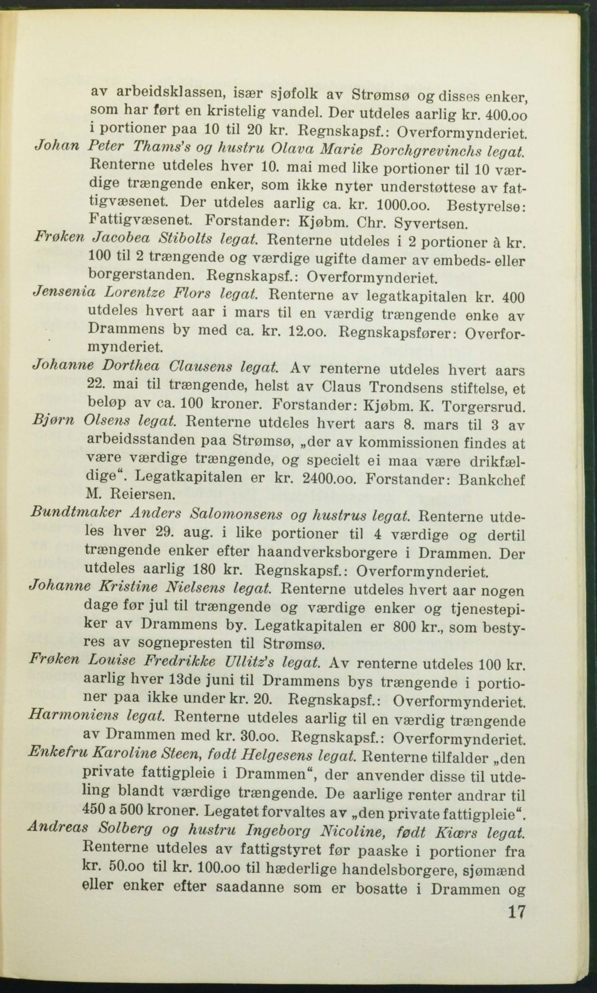 Drammen adressebok, DRMK/-, 1925, s. 17