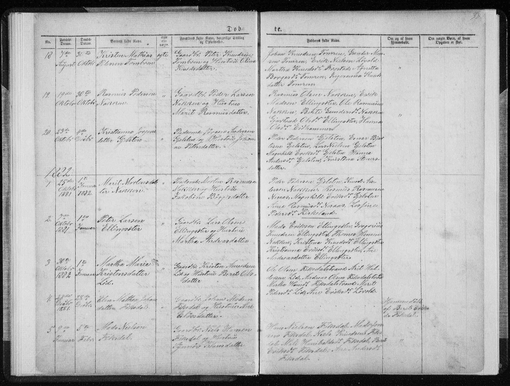 Ministerialprotokoller, klokkerbøker og fødselsregistre - Møre og Romsdal, AV/SAT-A-1454/540/L0541: Klokkerbok nr. 540C01, 1867-1920, s. 38