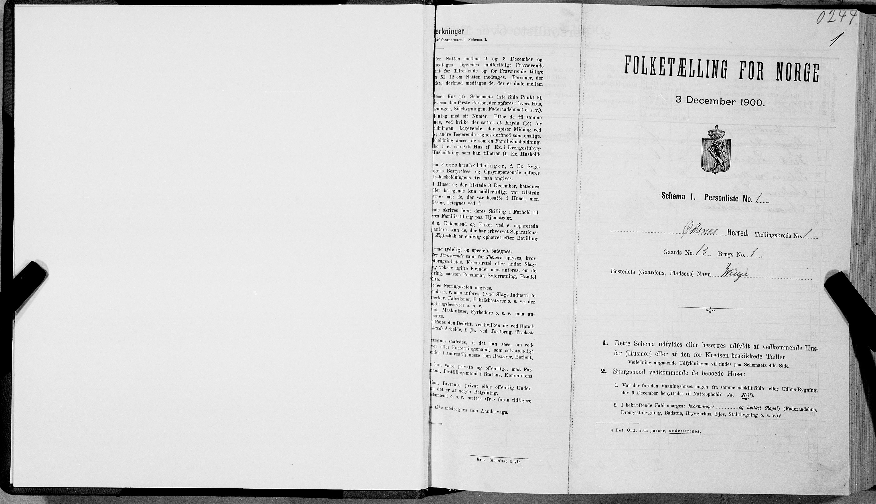 SAT, Folketelling 1900 for 1868 Øksnes herred, 1900, s. 23