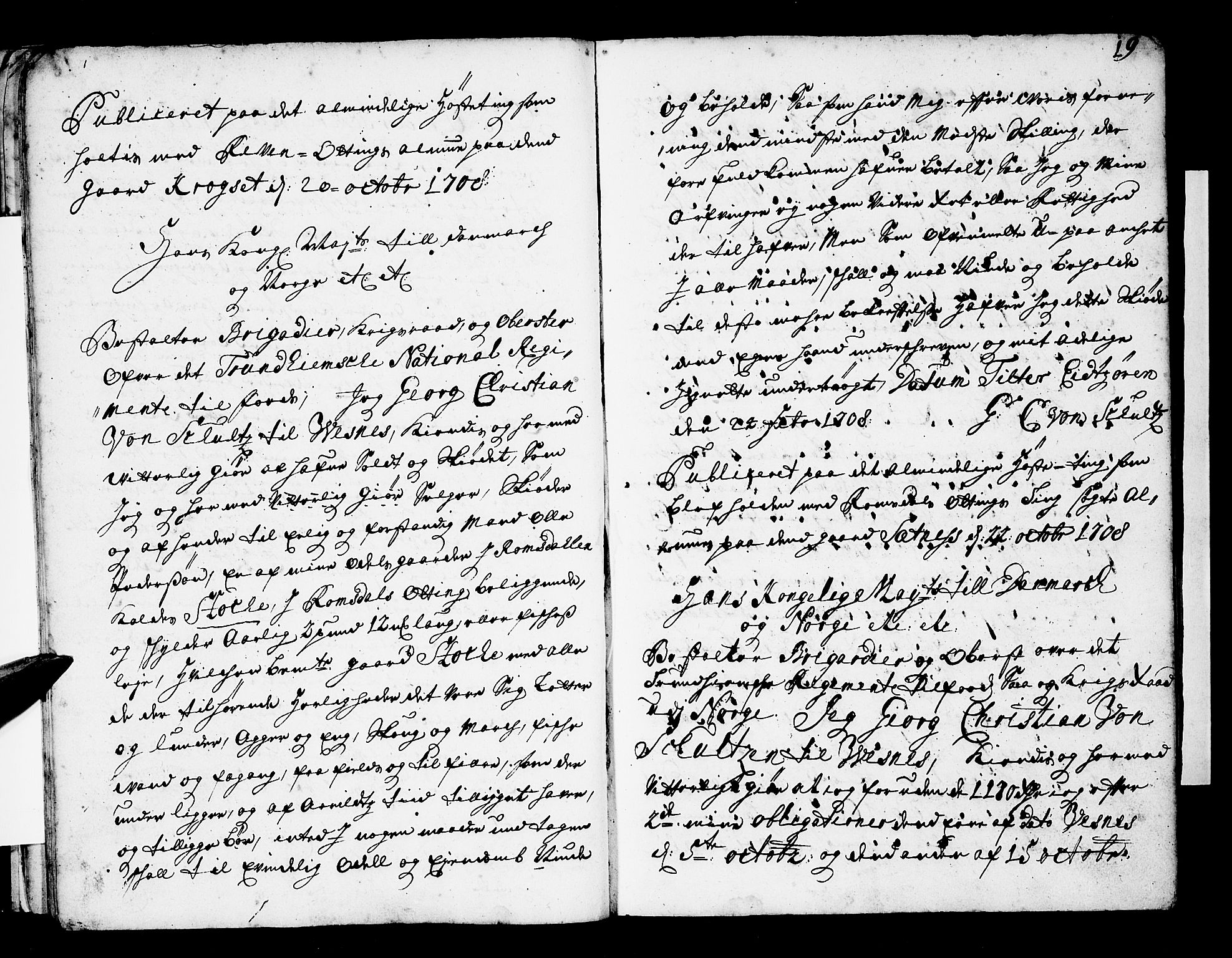 Romsdal sorenskriveri, SAT/A-4149/1/2/2C/L0001: Pantebok nr. 1, 1706-1724, s. 19