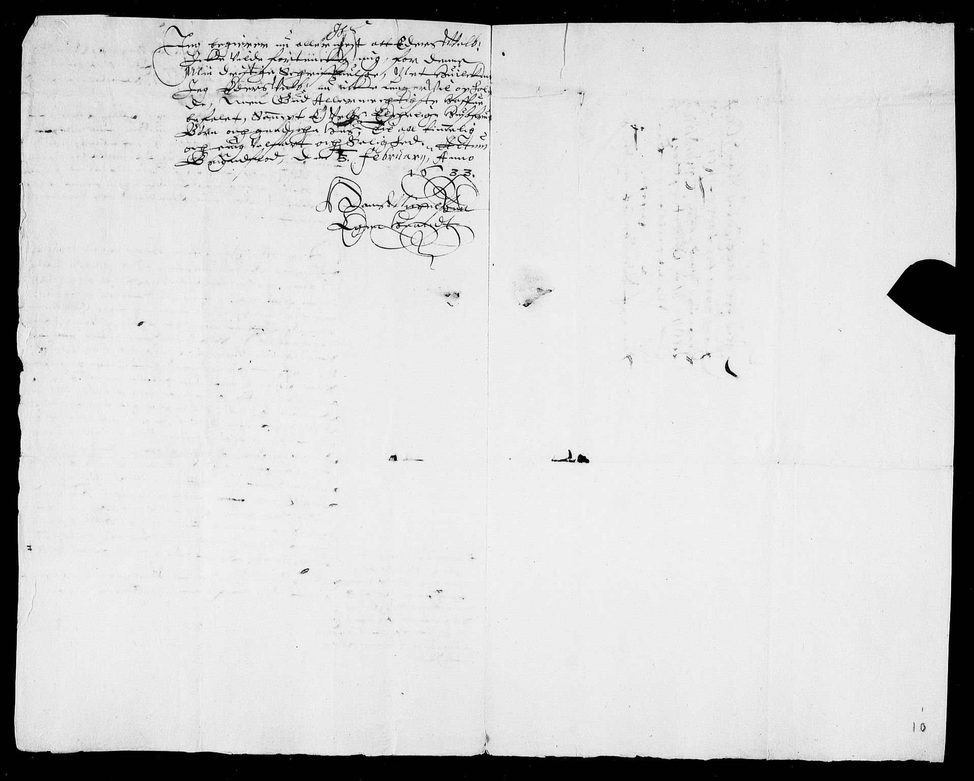 Danske Kanselli, Skapsaker, AV/RA-EA-4061/F/L0012: Skap 8, pakke 152A, 1612-1633, s. 308