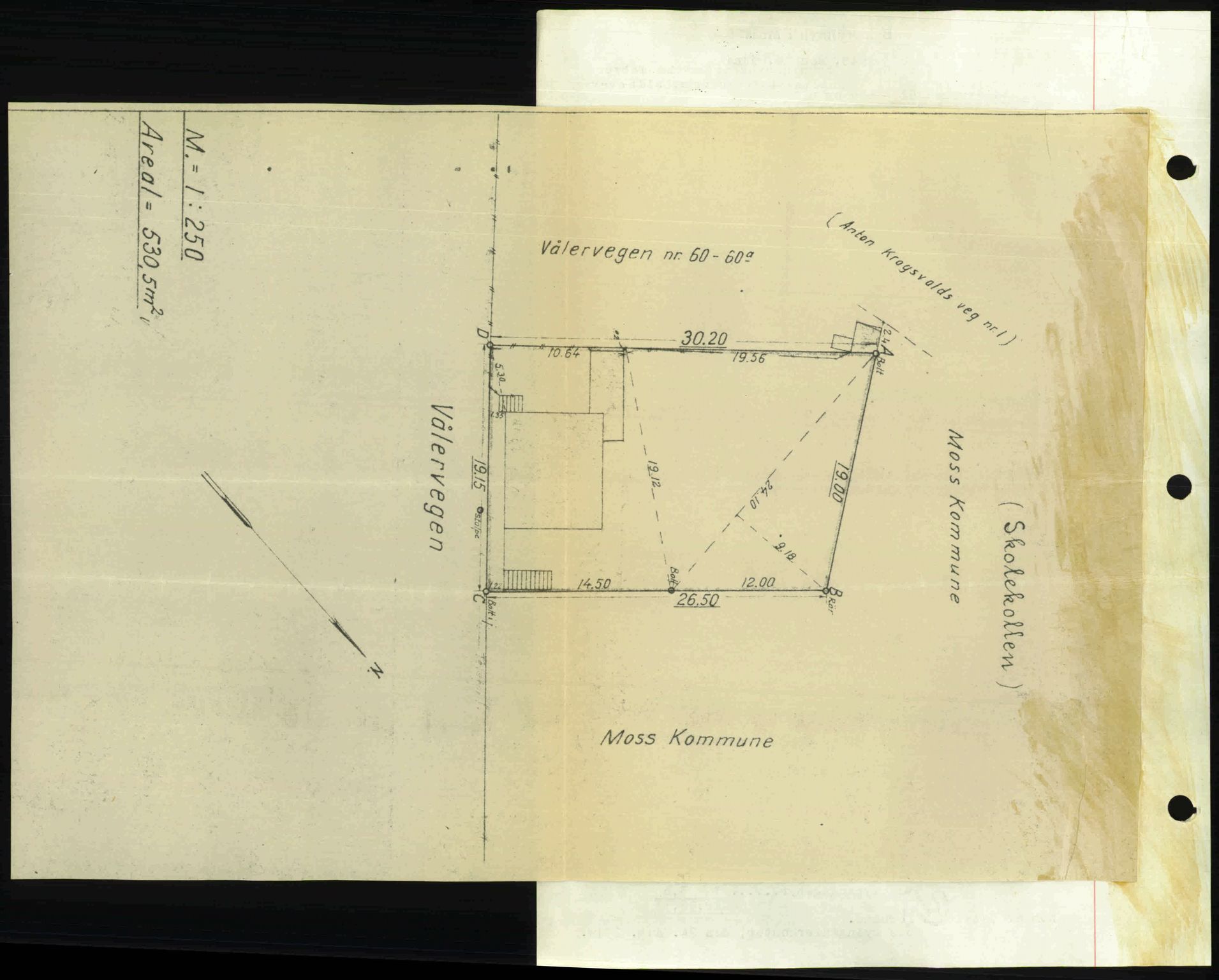 Moss sorenskriveri, SAO/A-10168: Pantebok nr. A25, 1950-1950, Dagboknr: 600/1950