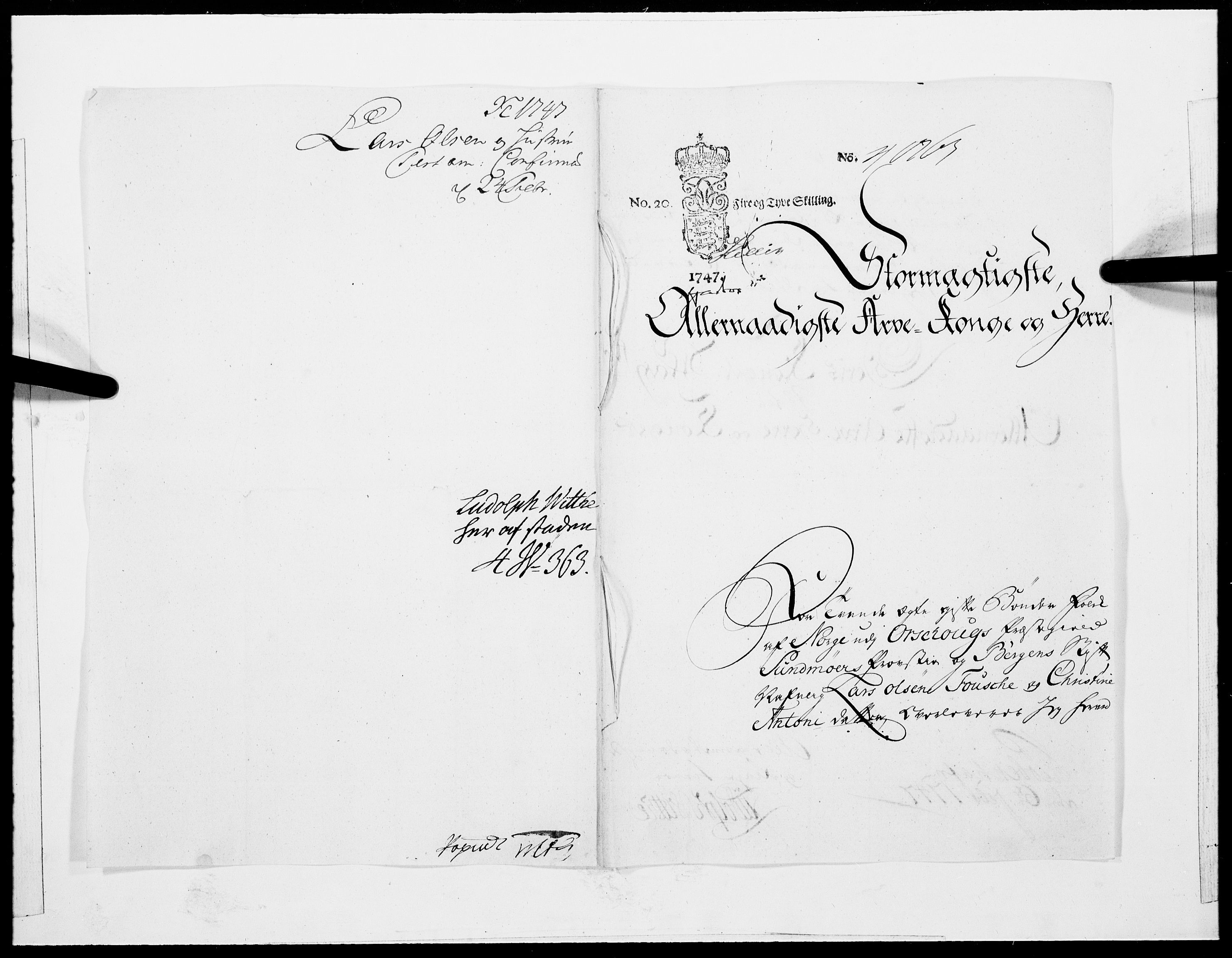 Danske Kanselli 1572-1799, AV/RA-EA-3023/F/Fc/Fcc/Fcca/L0146: Norske innlegg 1572-1799, 1747, s. 131