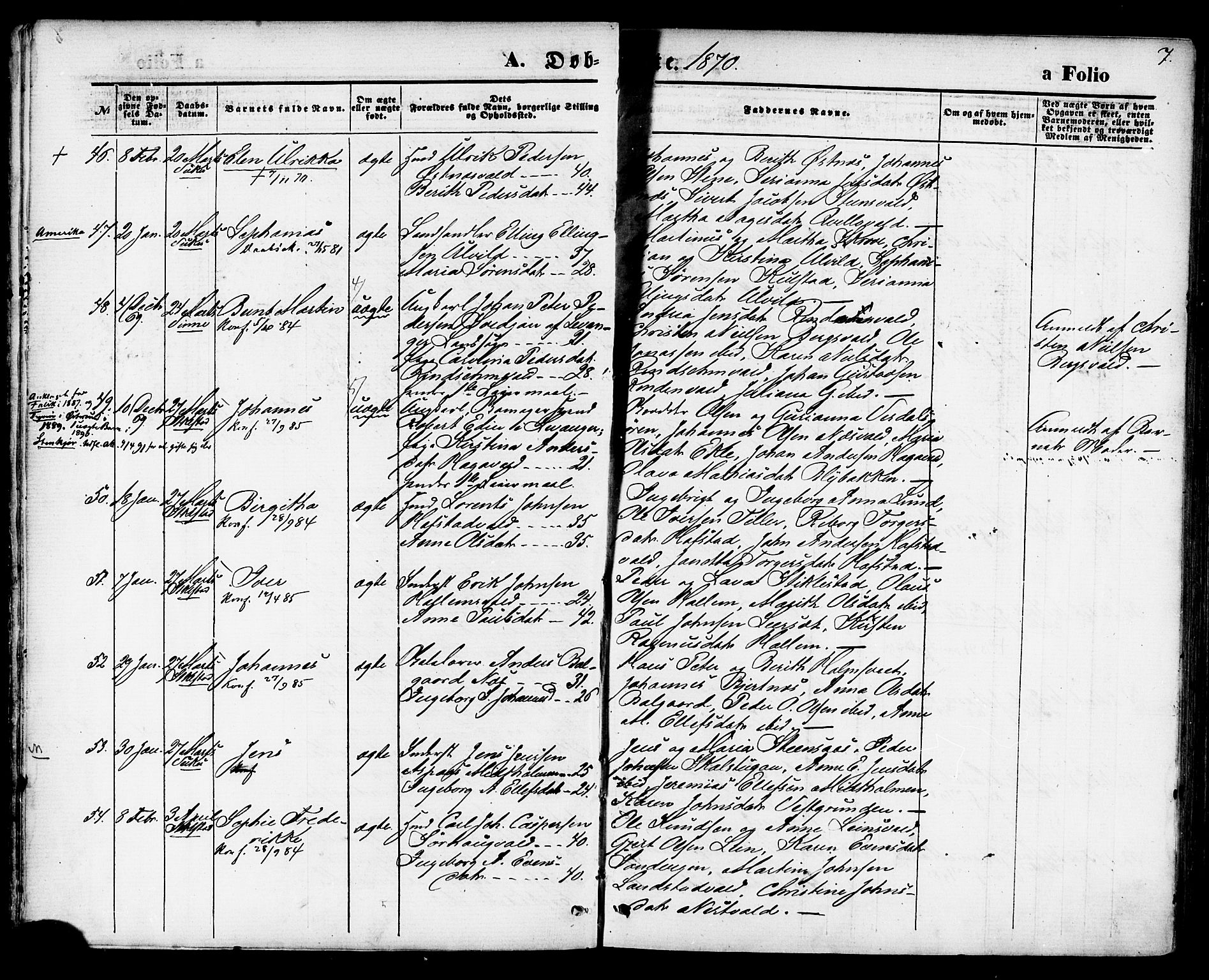 Ministerialprotokoller, klokkerbøker og fødselsregistre - Nord-Trøndelag, AV/SAT-A-1458/723/L0242: Ministerialbok nr. 723A11, 1870-1880, s. 7