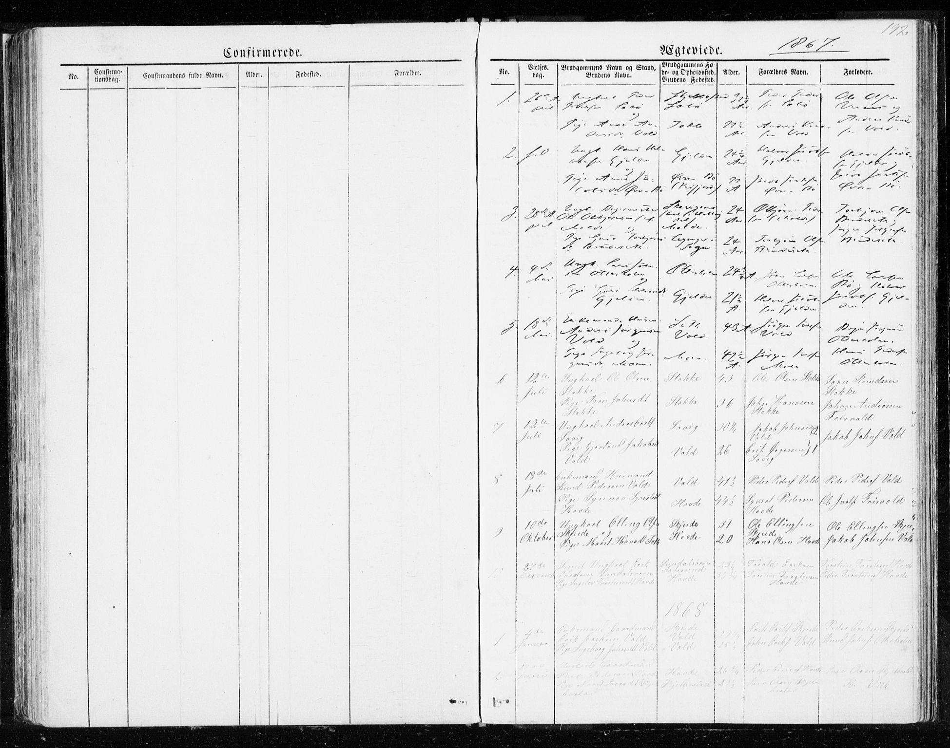 Ministerialprotokoller, klokkerbøker og fødselsregistre - Møre og Romsdal, AV/SAT-A-1454/543/L0564: Klokkerbok nr. 543C02, 1867-1915, s. 192