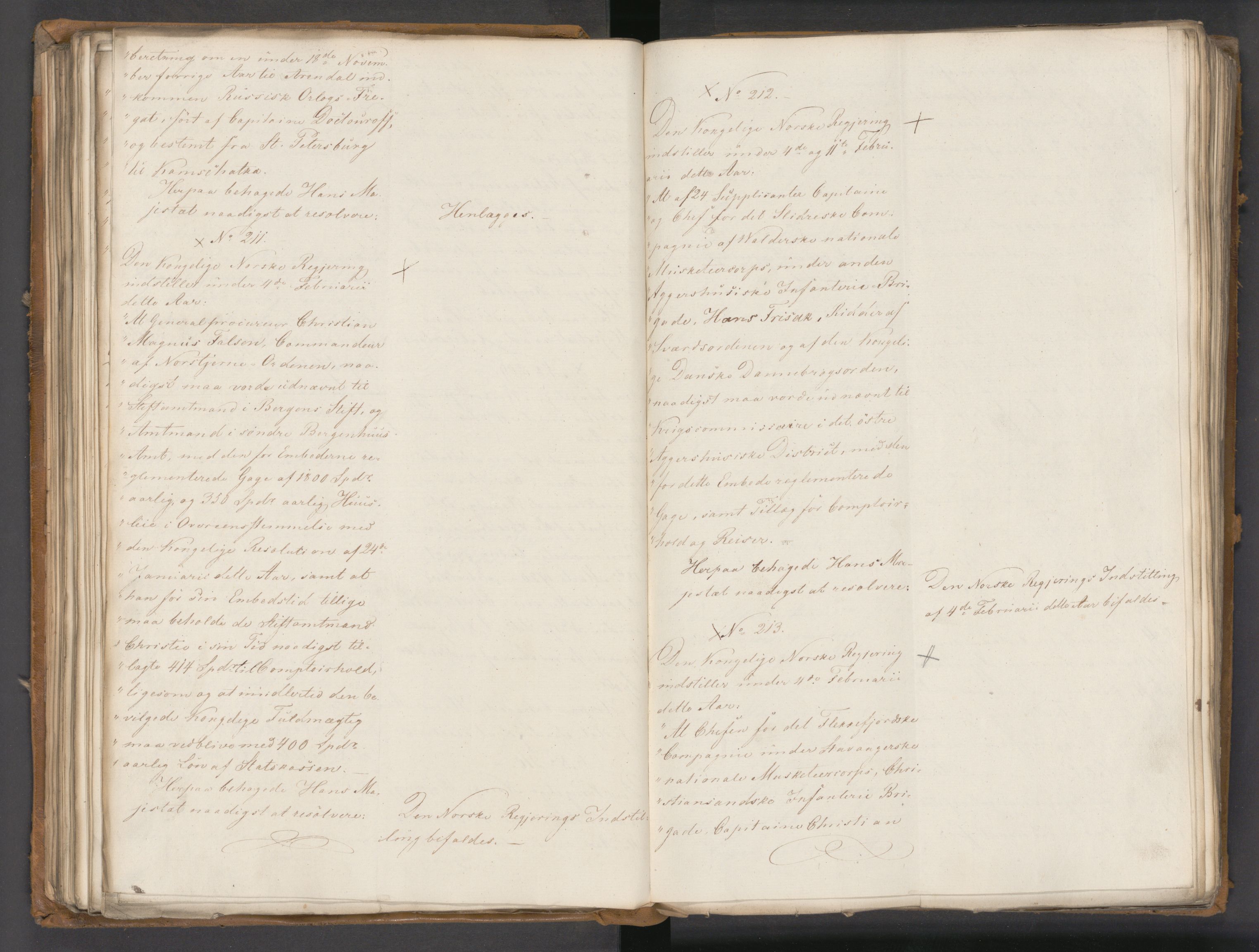 Statsrådssekretariatet, AV/RA-S-1001/A/Ab/L0020: Kgl. res. nr. 1-579, 1. halvår, 1825