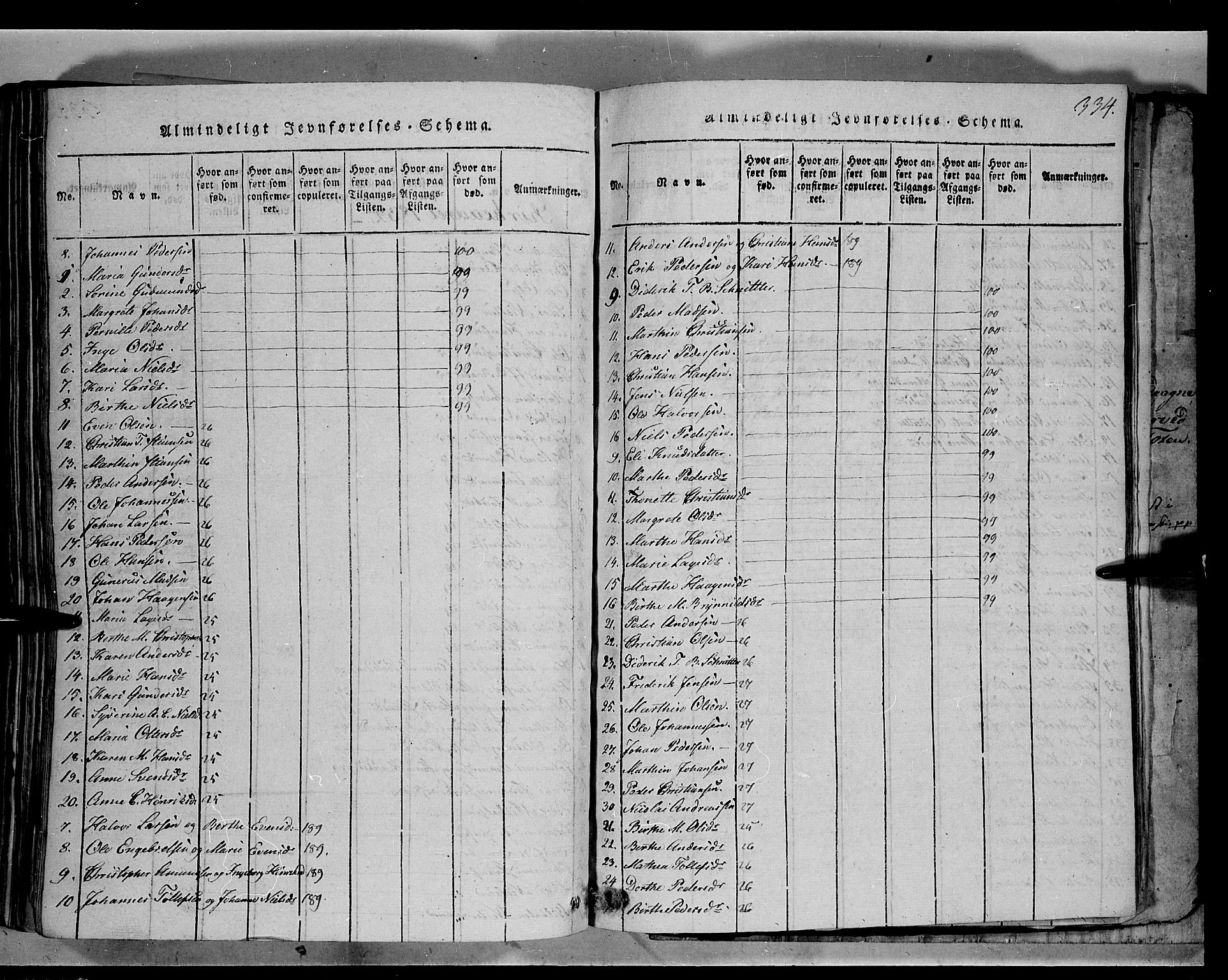 Østre Toten prestekontor, AV/SAH-PREST-104/H/Ha/Haa/L0001: Ministerialbok nr. 1, 1828-1839, s. 334