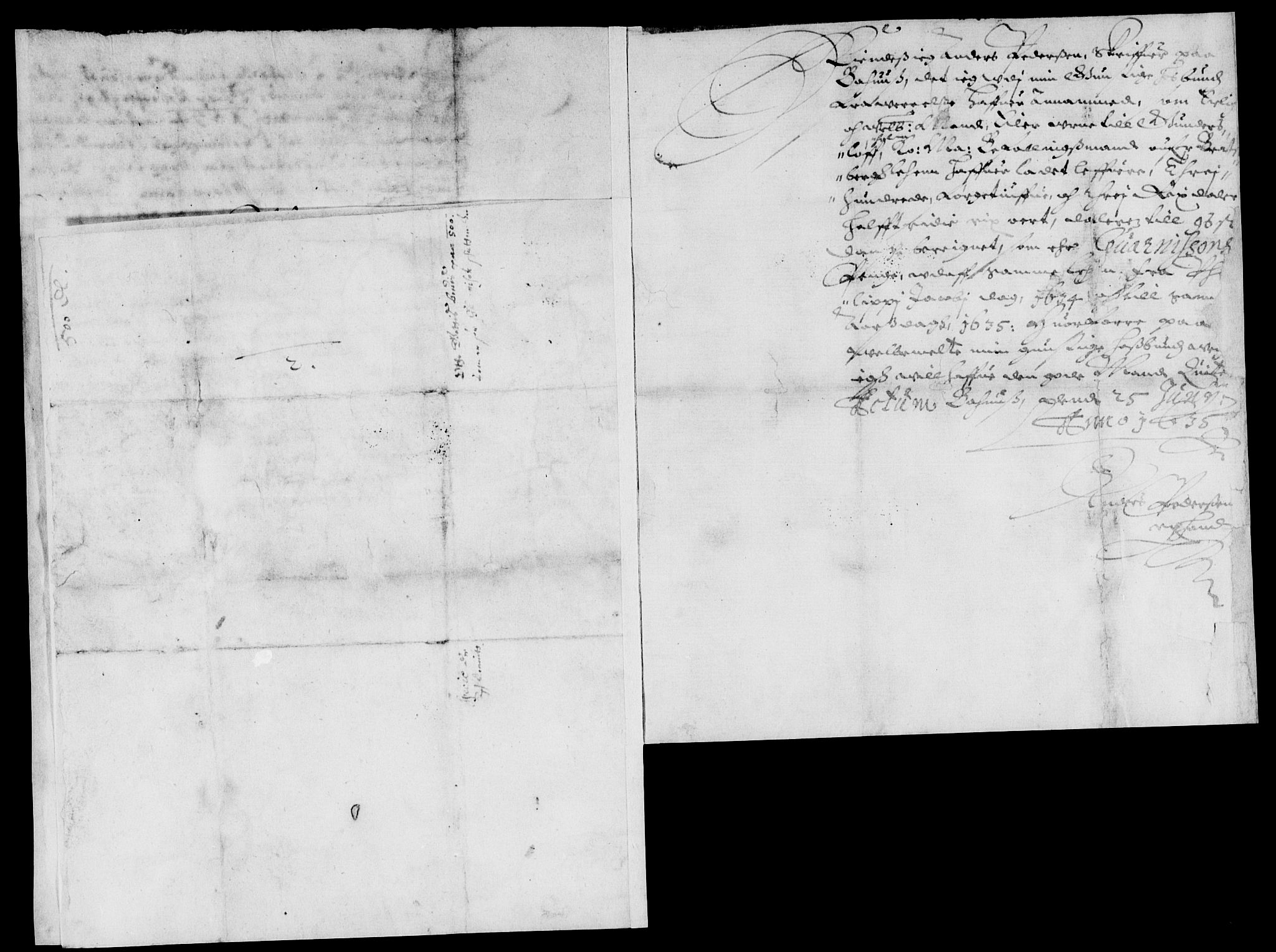 Rentekammeret inntil 1814, Reviderte regnskaper, Lensregnskaper, RA/EA-5023/R/Rb/Rbp/L0018: Bratsberg len, 1634-1636