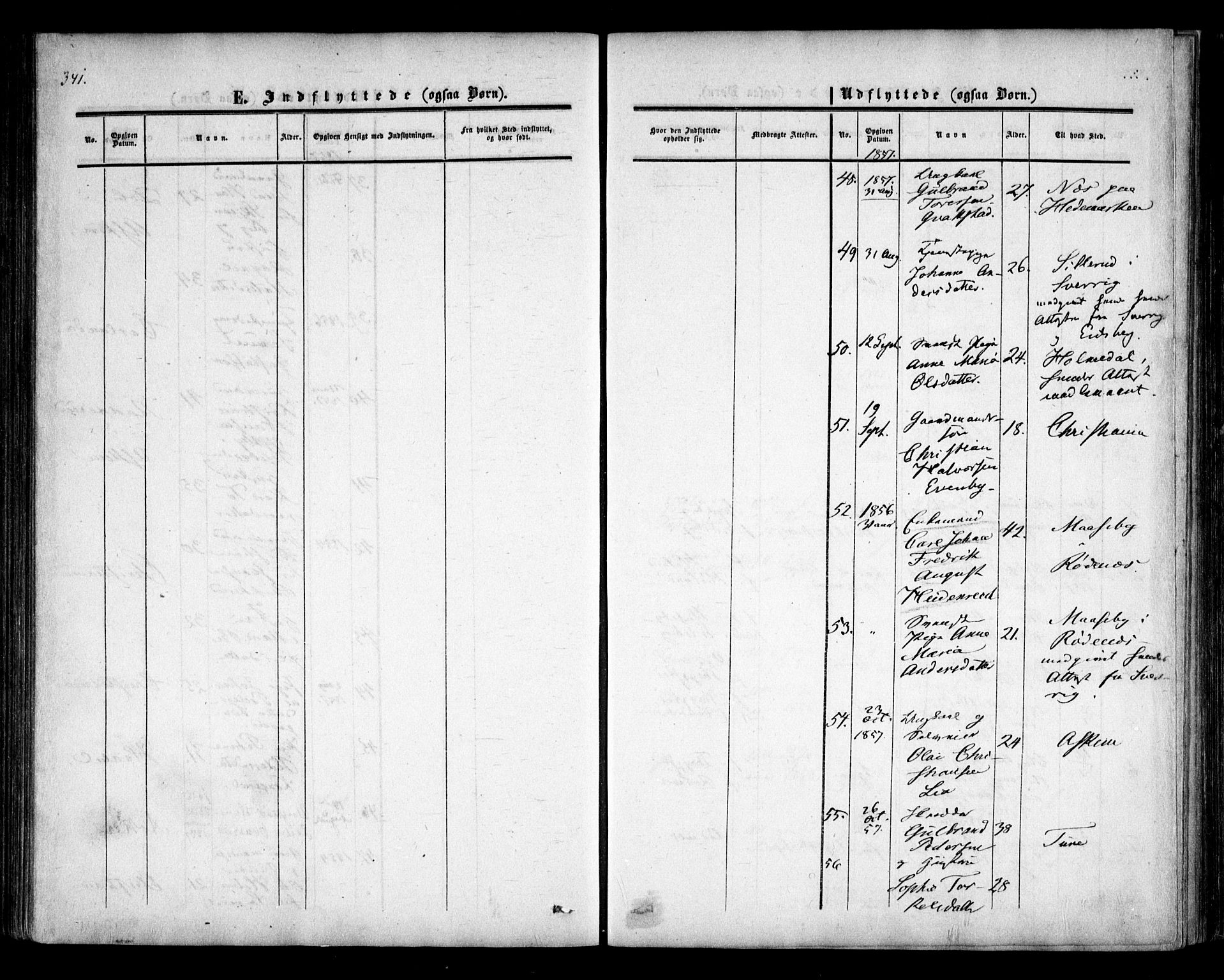 Trøgstad prestekontor Kirkebøker, AV/SAO-A-10925/F/Fa/L0008.b: Ministerialbok nr. I 8B, 1855-1864, s. 341