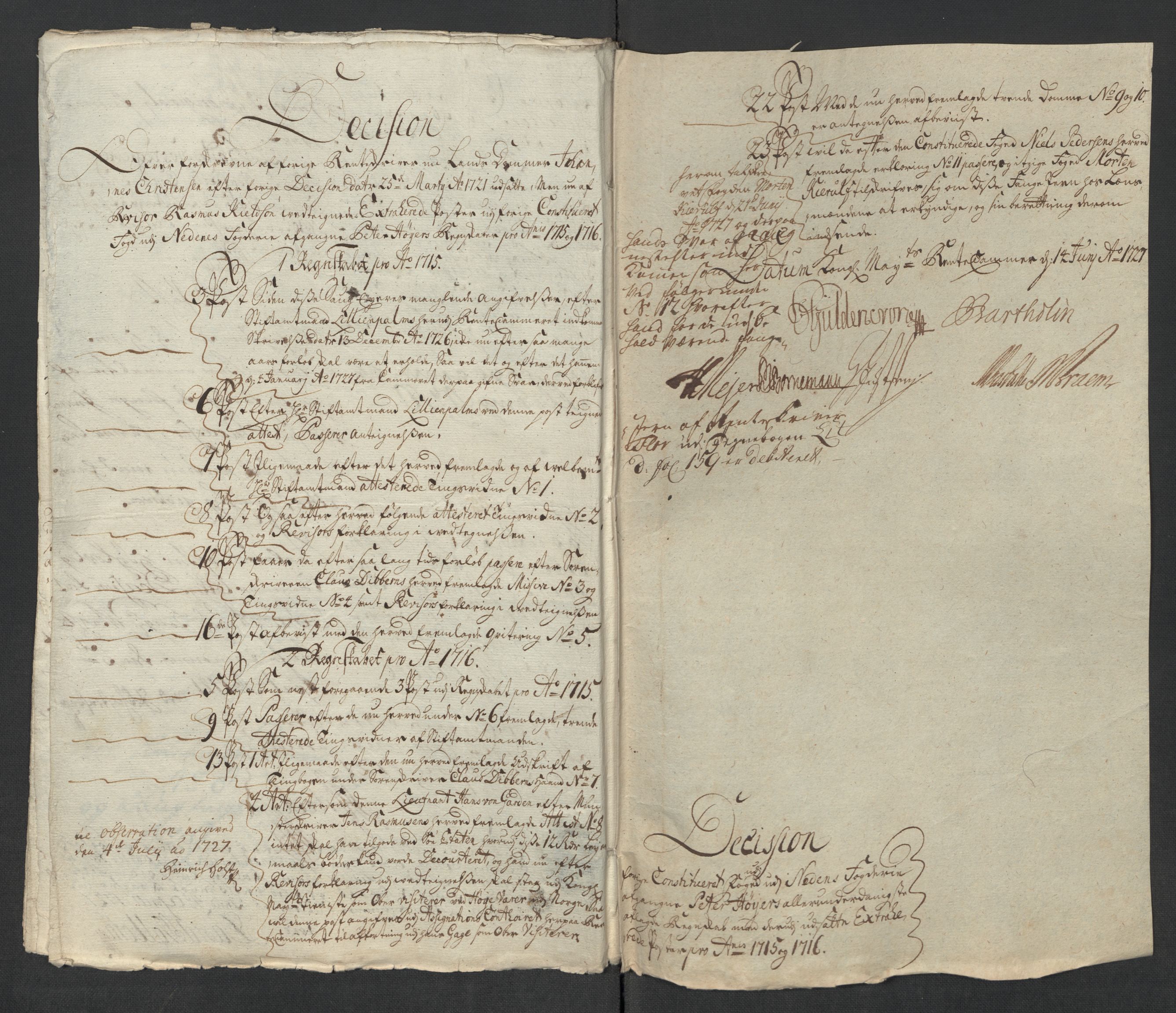 Rentekammeret inntil 1814, Reviderte regnskaper, Fogderegnskap, AV/RA-EA-4092/R39/L2325: Fogderegnskap Nedenes, 1716, s. 486