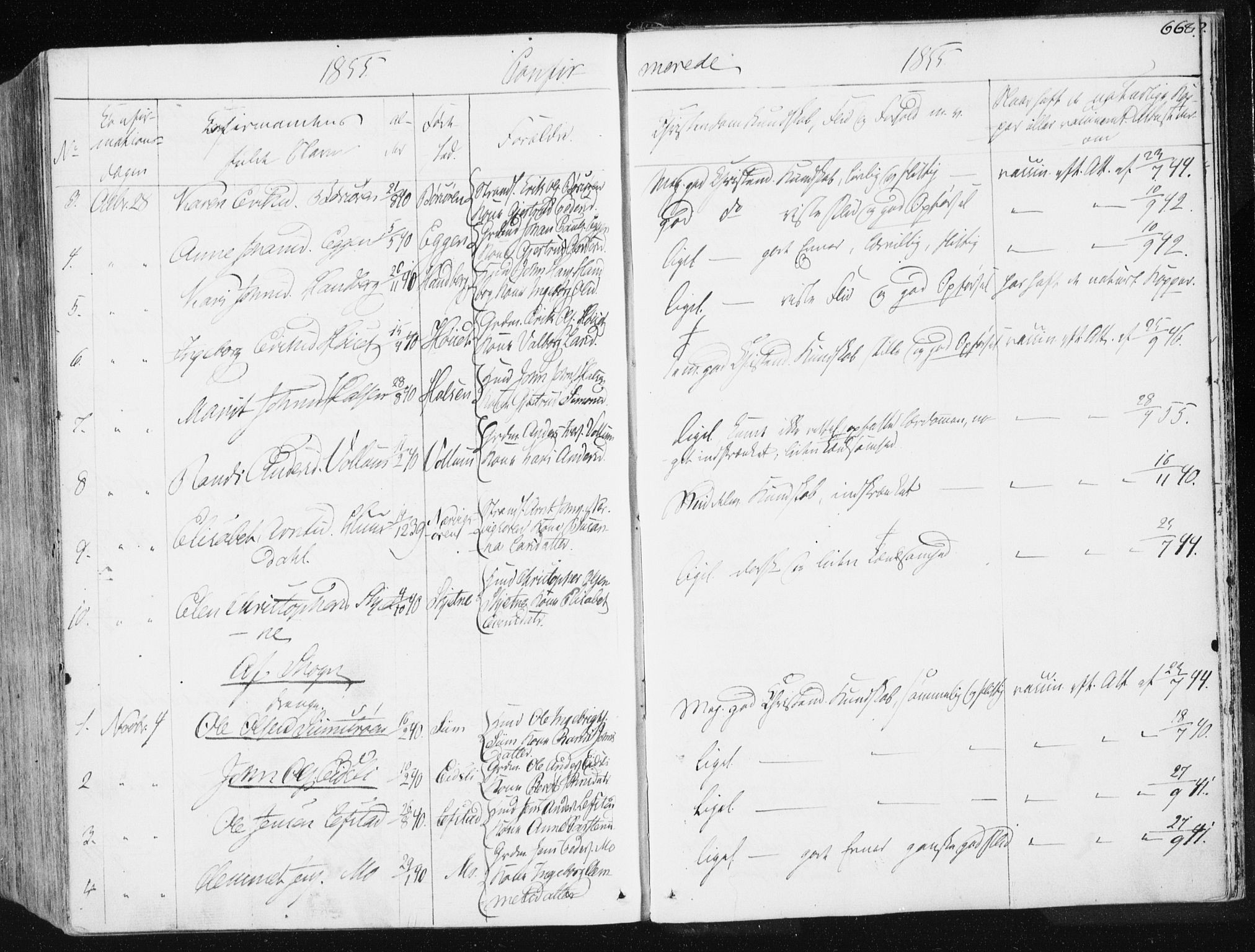 Ministerialprotokoller, klokkerbøker og fødselsregistre - Sør-Trøndelag, SAT/A-1456/665/L0771: Ministerialbok nr. 665A06, 1830-1856, s. 668