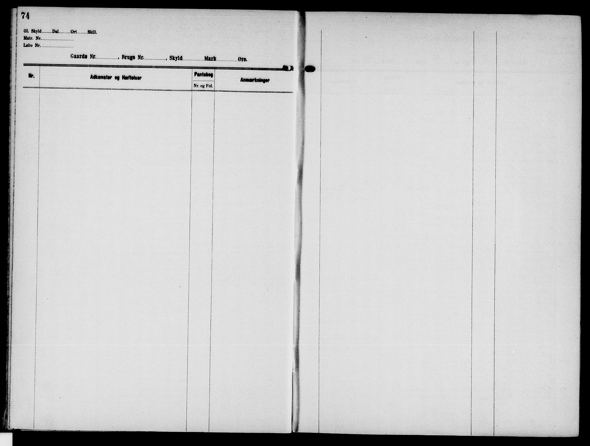 Solør tingrett, AV/SAH-TING-008/H/Ha/Hak/L0006: Panteregister nr. VI, 1900-1935, s. 74