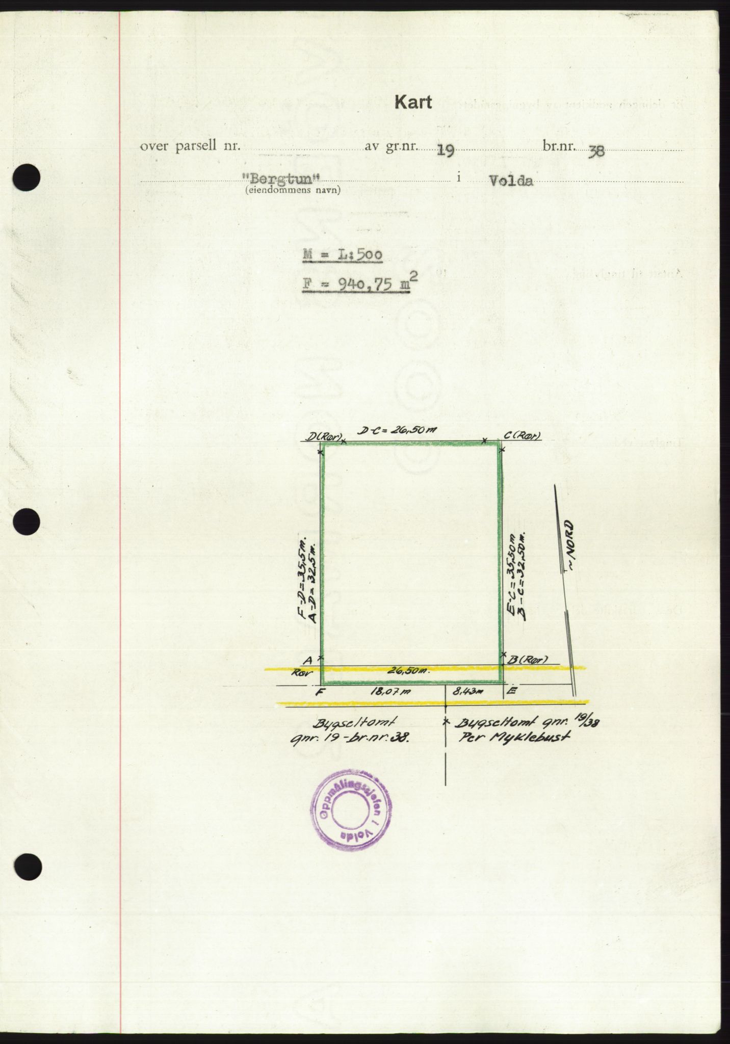 Søre Sunnmøre sorenskriveri, AV/SAT-A-4122/1/2/2C/L0104: Pantebok nr. 30A, 1956-1956, Dagboknr: 1684/1956