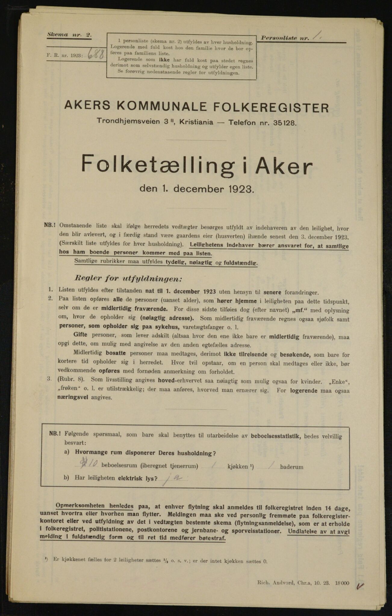 , Kommunal folketelling 1.12.1923 for Aker, 1923, s. 11641