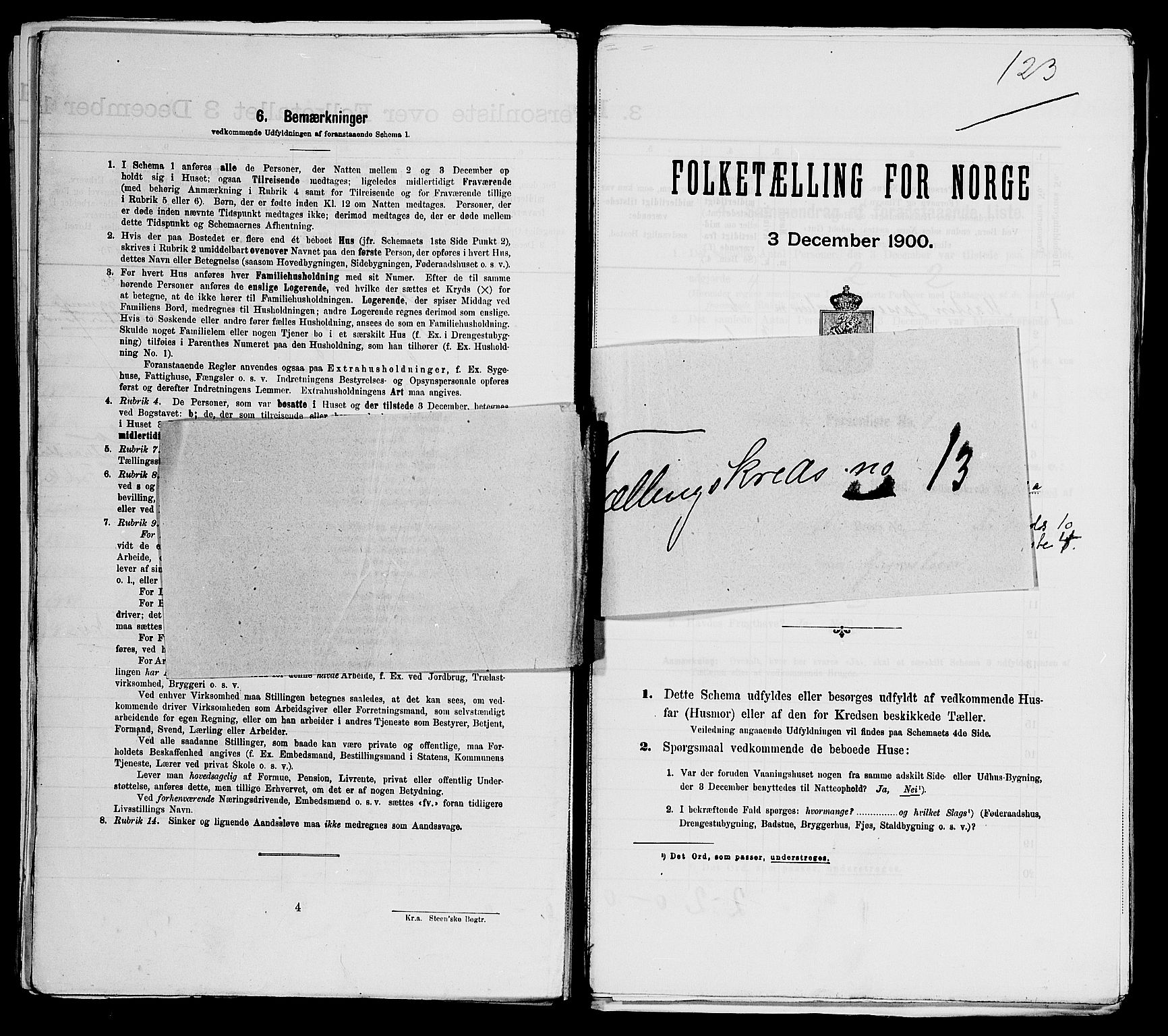 SAST, Folketelling 1900 for 1130 Strand herred, 1900, s. 694