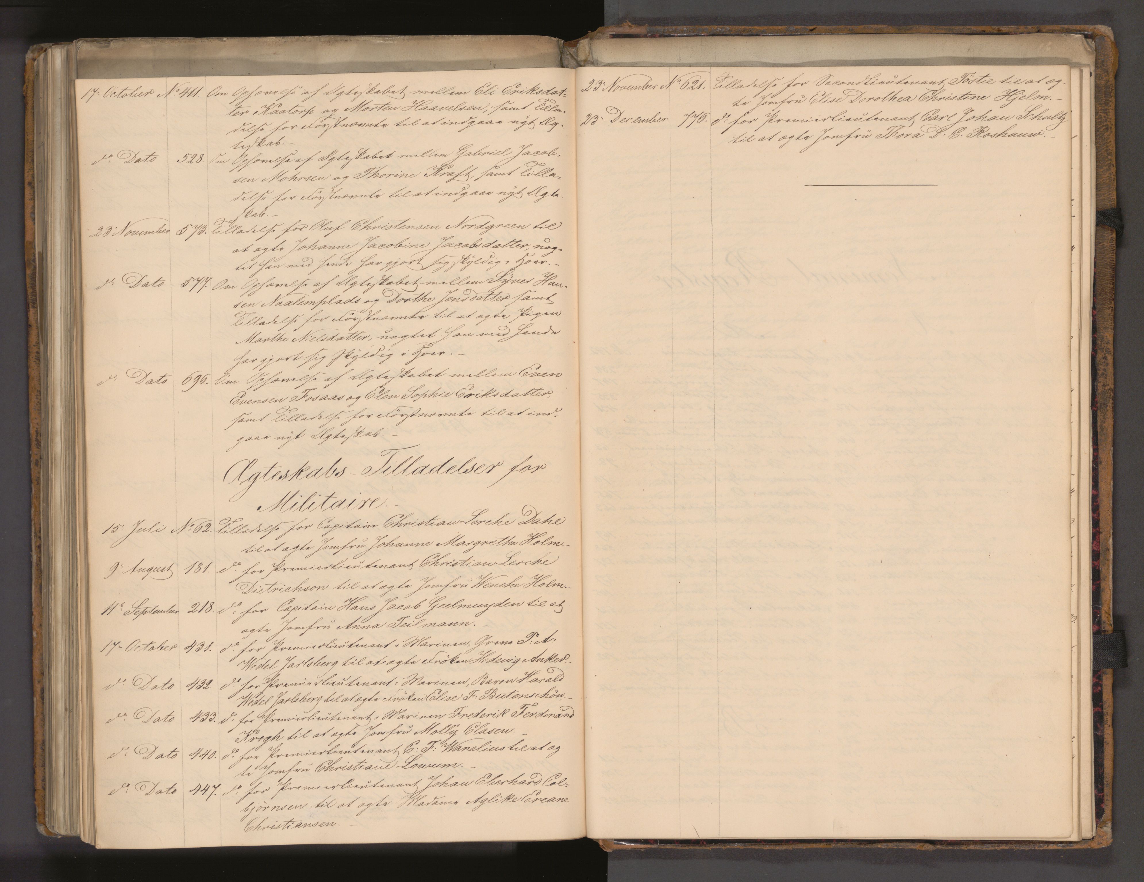 Statsrådssekretariatet, AV/RA-S-1001/A/Ab/L0050: Kgl. res. nr. 10-805, 2. halvår, 1839