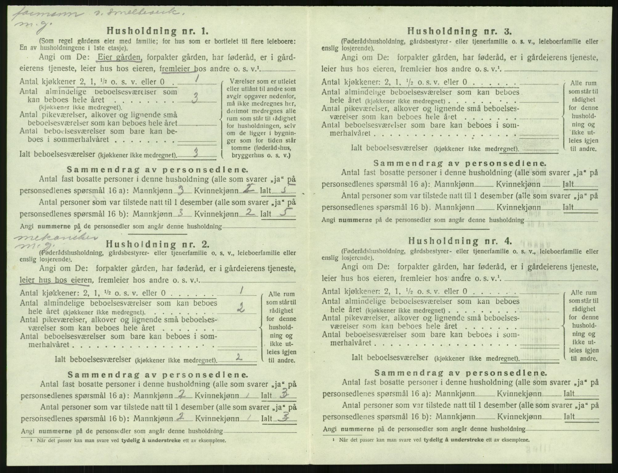 SAK, Folketelling 1920 for 0917 Stokken herred, 1920, s. 461