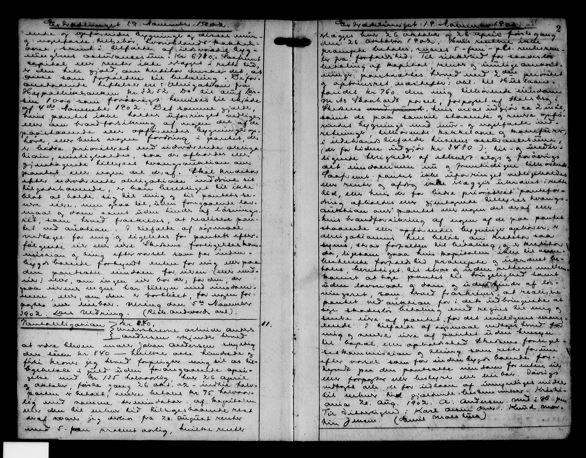 Nedre Romerike sorenskriveri, SAO/A-10469/G/Gb/Gba/L0040: Pantebok nr. 30, 1902-1905, s. 2