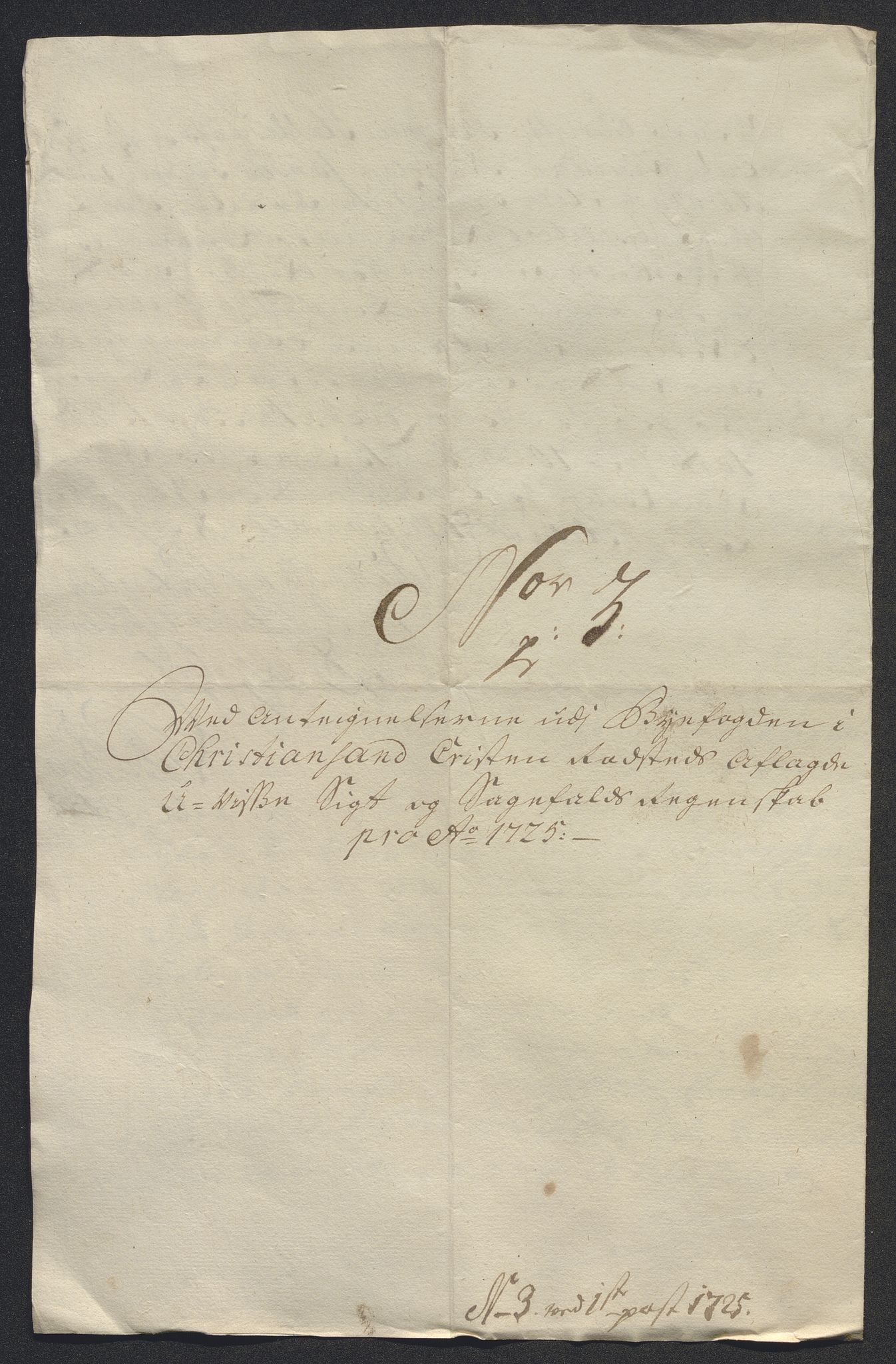 Rentekammeret inntil 1814, Reviderte regnskaper, Byregnskaper, AV/RA-EA-4066/R/Rm/L0286: [M19] Sikt og sakefall, 1719-1727, s. 473