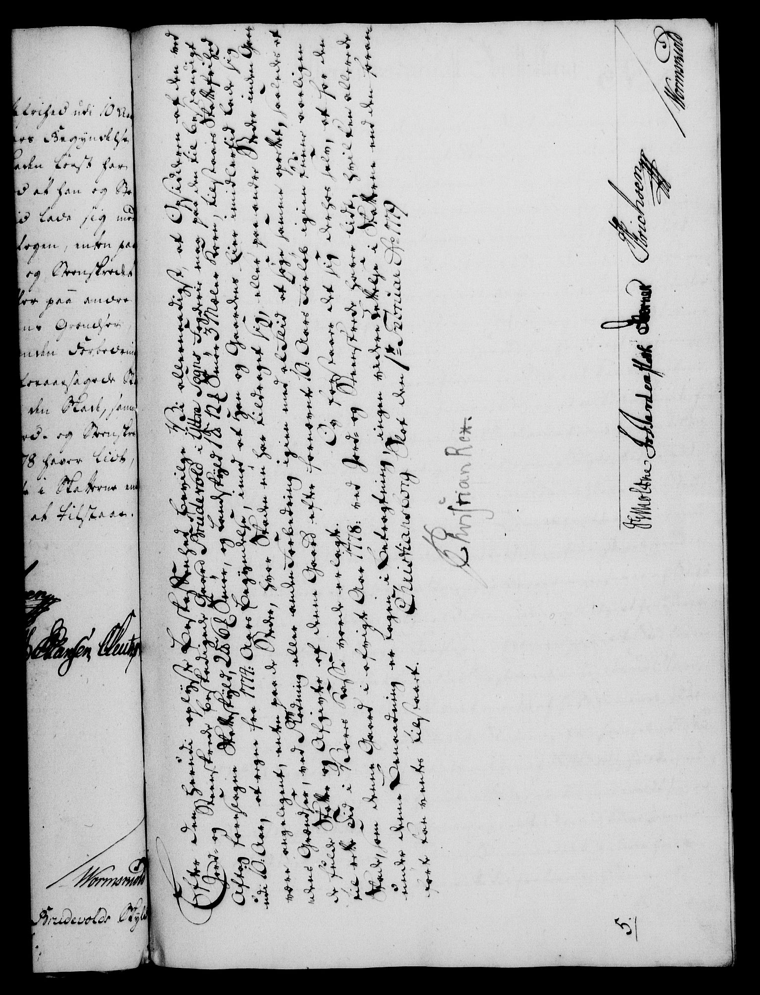 Rentekammeret, Kammerkanselliet, RA/EA-3111/G/Gf/Gfa/L0061: Norsk relasjons- og resolusjonsprotokoll (merket RK 52.61), 1779, s. 96