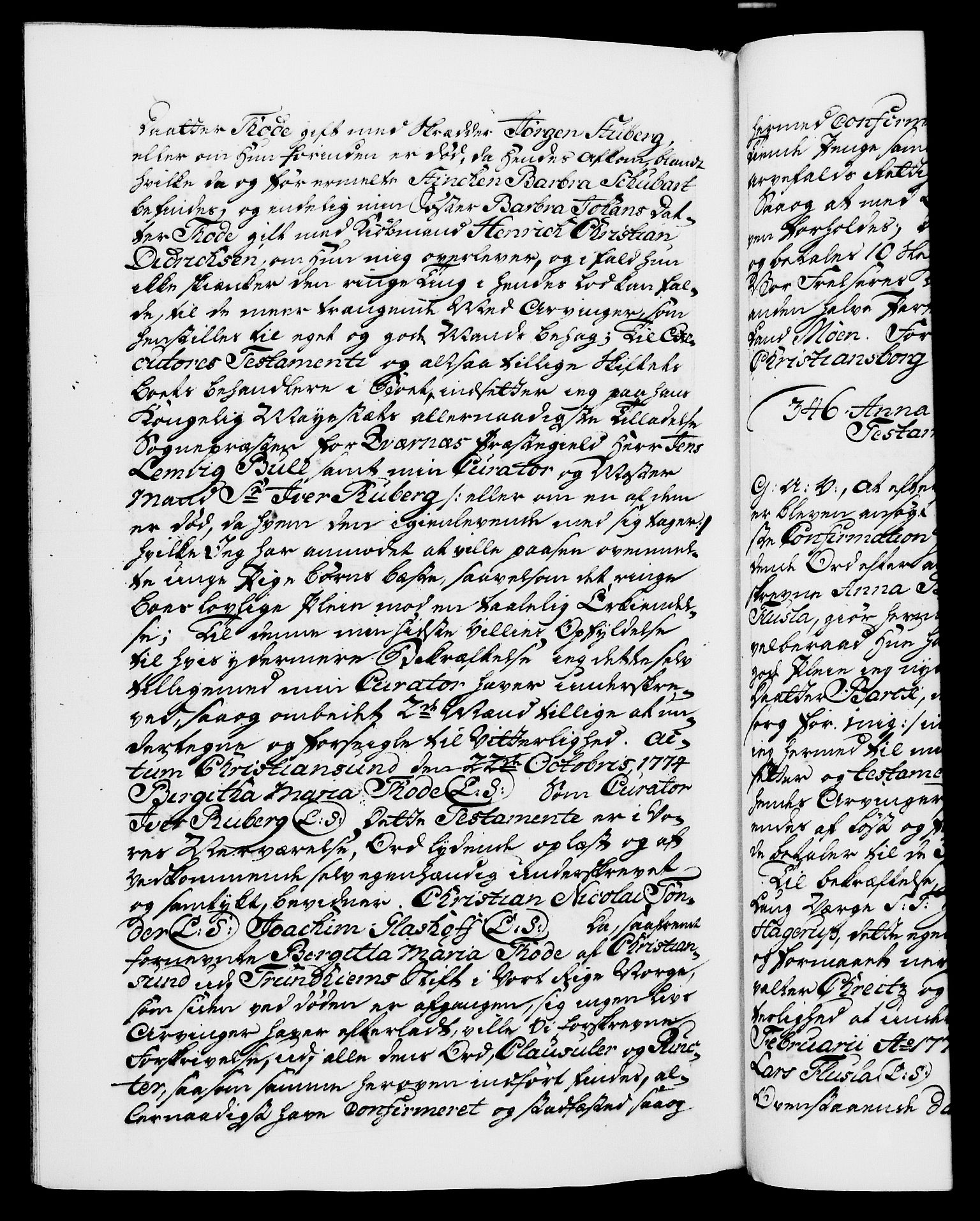 Danske Kanselli 1572-1799, RA/EA-3023/F/Fc/Fca/Fcaa/L0047: Norske registre, 1776-1778, s. 807b