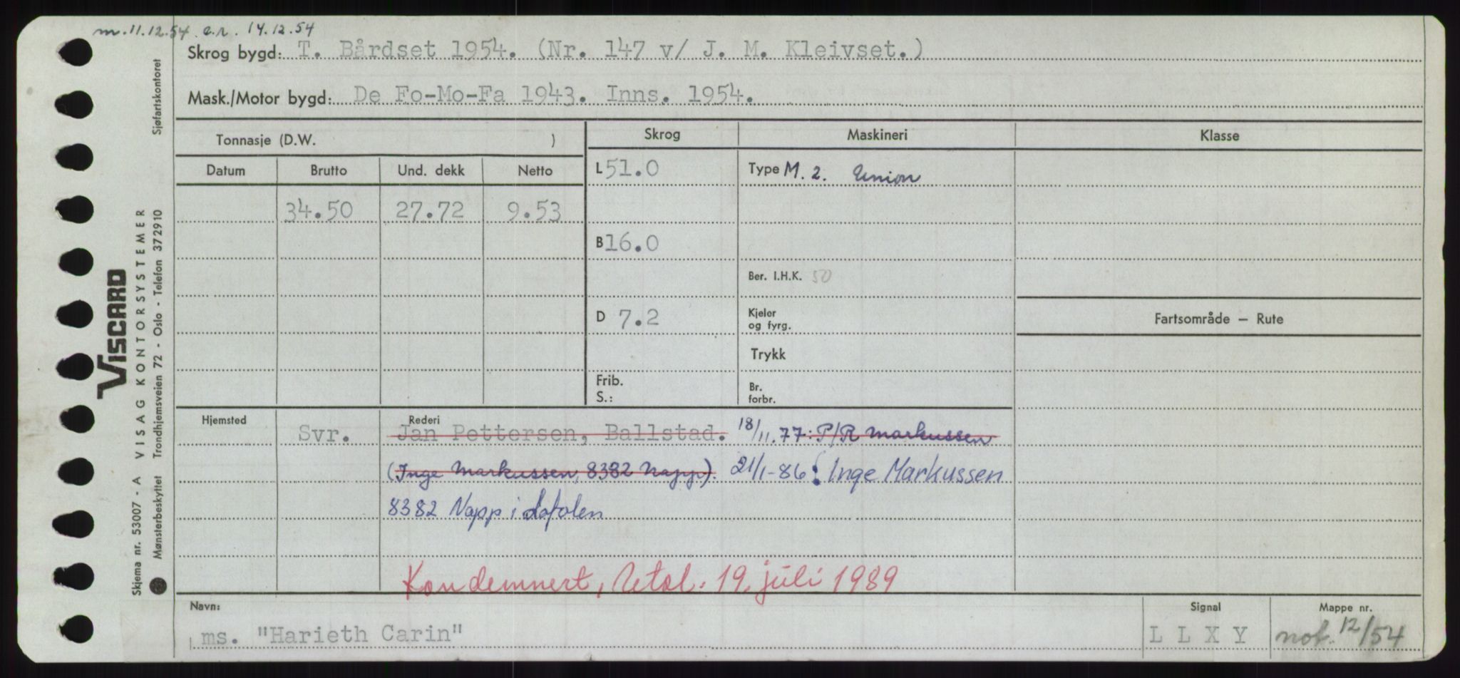 Sjøfartsdirektoratet med forløpere, Skipsmålingen, AV/RA-S-1627/H/Hd/L0014: Fartøy, H-Havl, s. 339